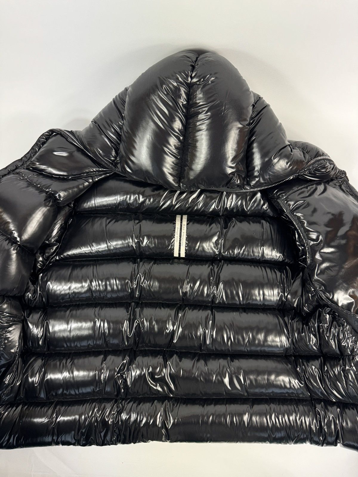 Rick Owens PORTERVILLE PUFFER JACKET WITH A FULL ZIP DETAIL Size US XL / EU 56 / 4 - 3 Thumbnail