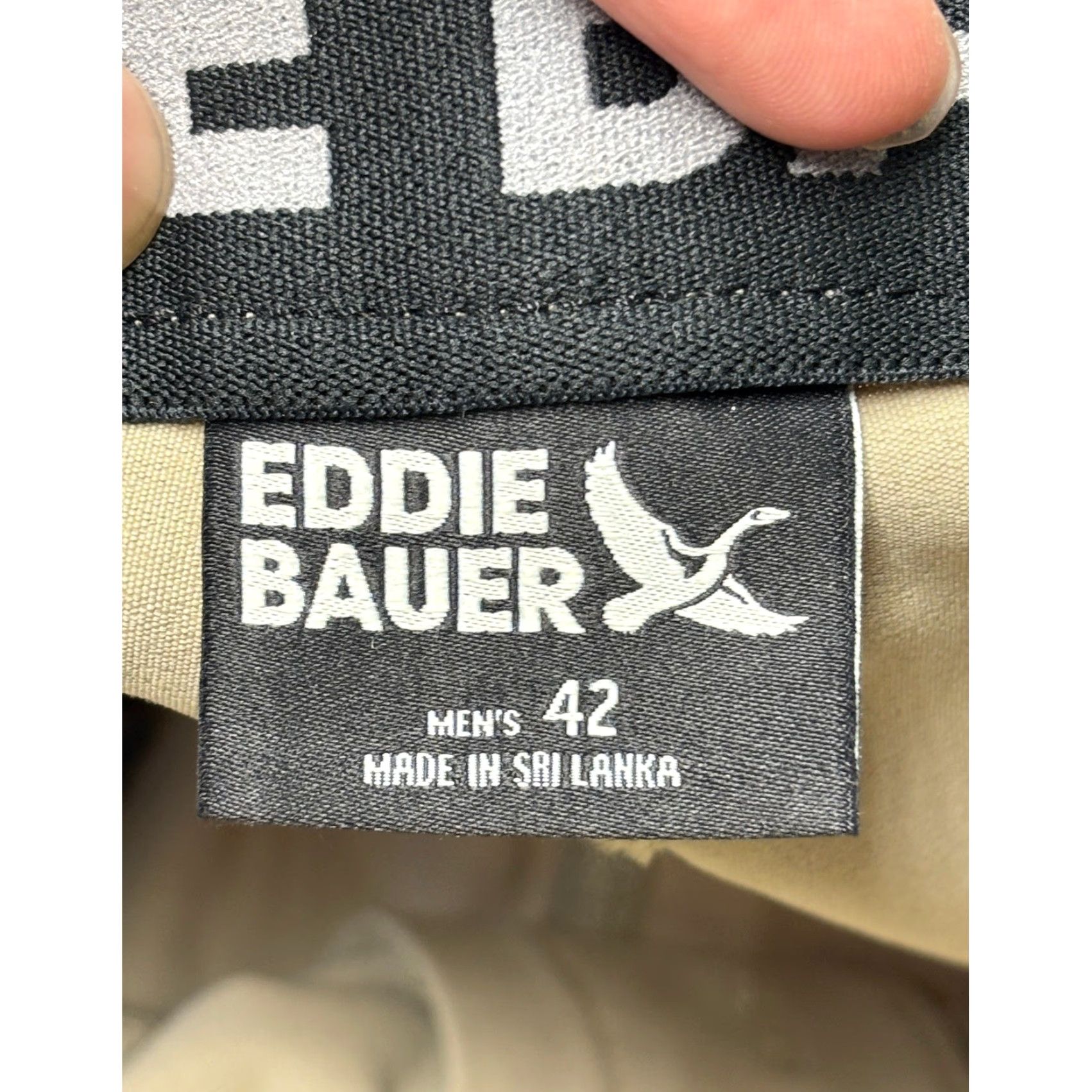 Eddie Bauer VINTAGE? No — Eddie Bauer Horizon Wander Shorts 2.0 Light Khaki 42x8 Nylon Spandex Water Resistant Quick Dry Chino Casual Travel Mens 42 Beige Size US 42 / EU 58 - 5 Thumbnail