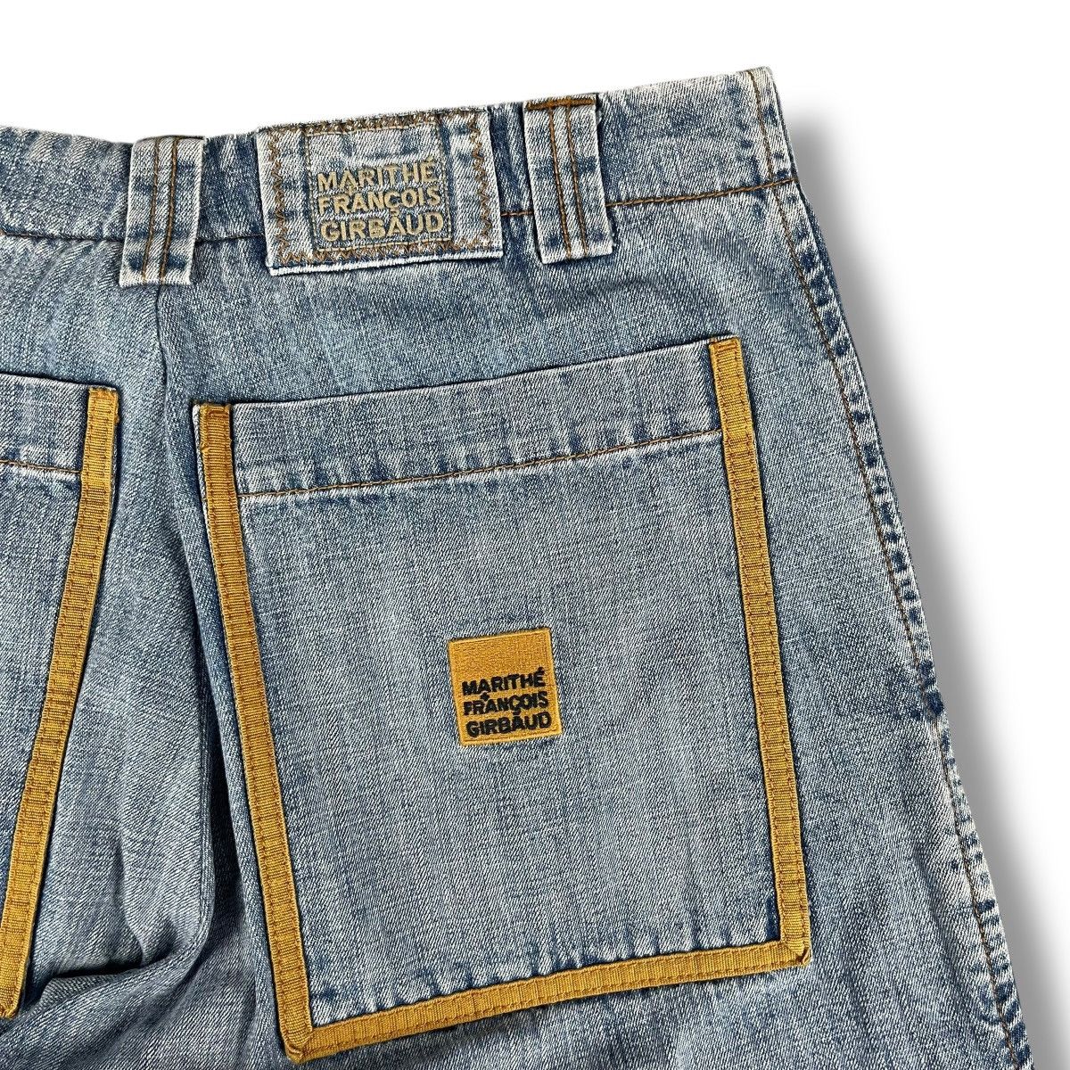 Marithe + Francois Girbaud RARE 90s Marithe Francois Girbaud Vintage Baggy Denim Jeans Size US 34 / EU 50 - 14 Thumbnail