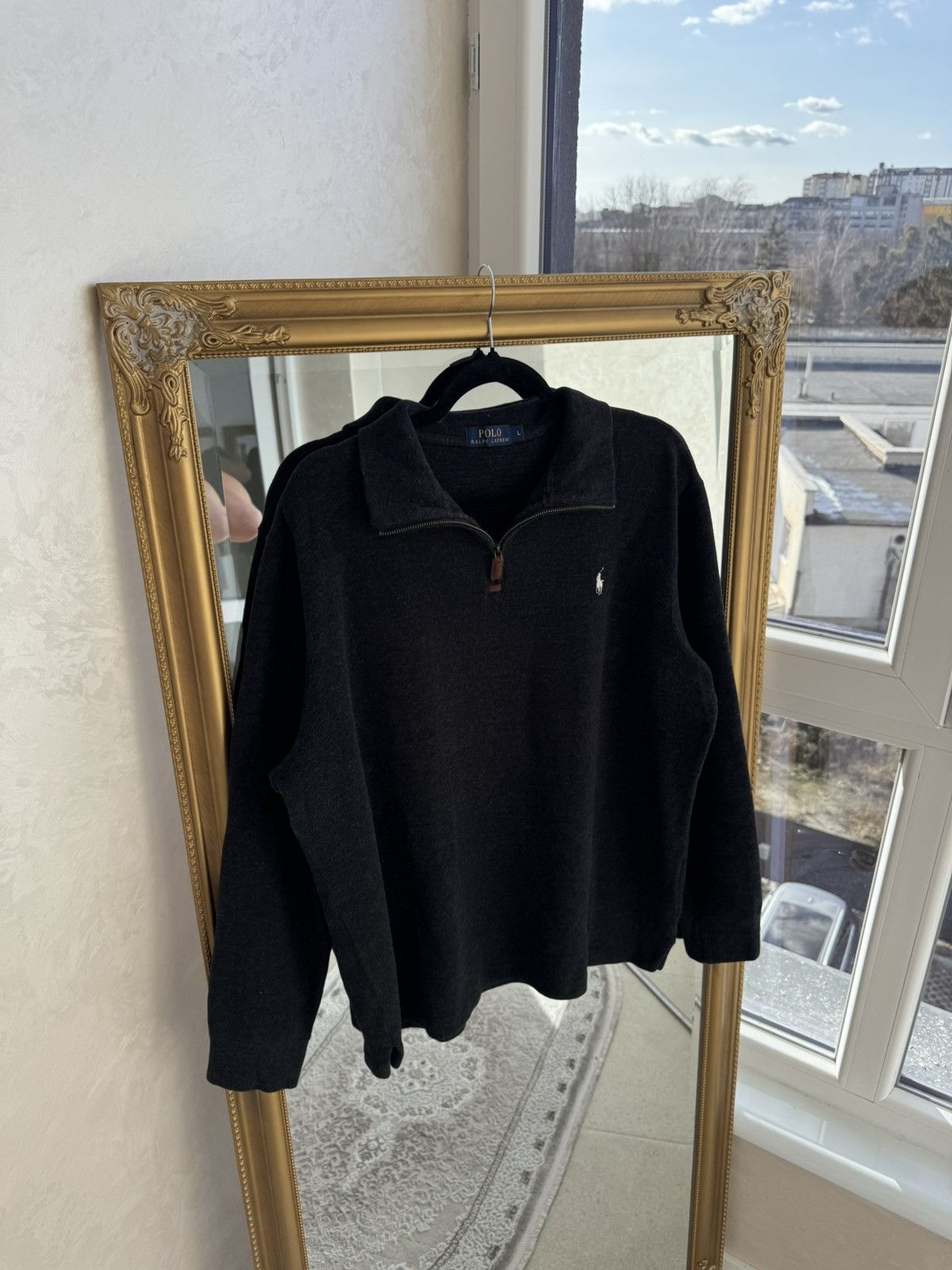 Polo Ralph Lauren Vintage Polo Ralph Lauren 1/3 Zip Cotton Sweatshirt Size L Size US L / EU 52-54 / 3 - 2 Thumbnail
