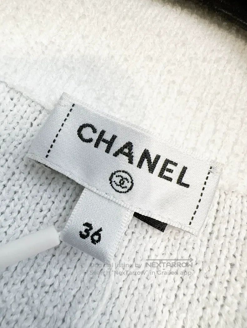 Other Chanel 23p white pearl buckle pearl two-pocket dress Size XS / US 0-2 / IT 36-38 - 7 Thumbnail