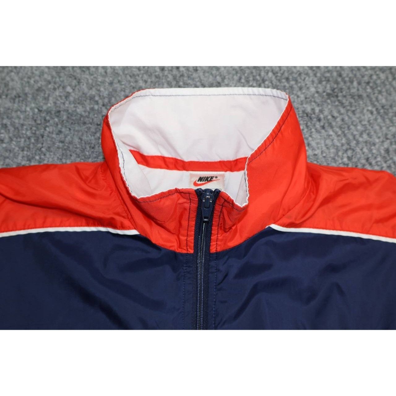 Nike Nike Sportswear Navy Red/White Strip Windbreaker Jacket Size US L / EU 52-54 / 3 - 7 Thumbnail