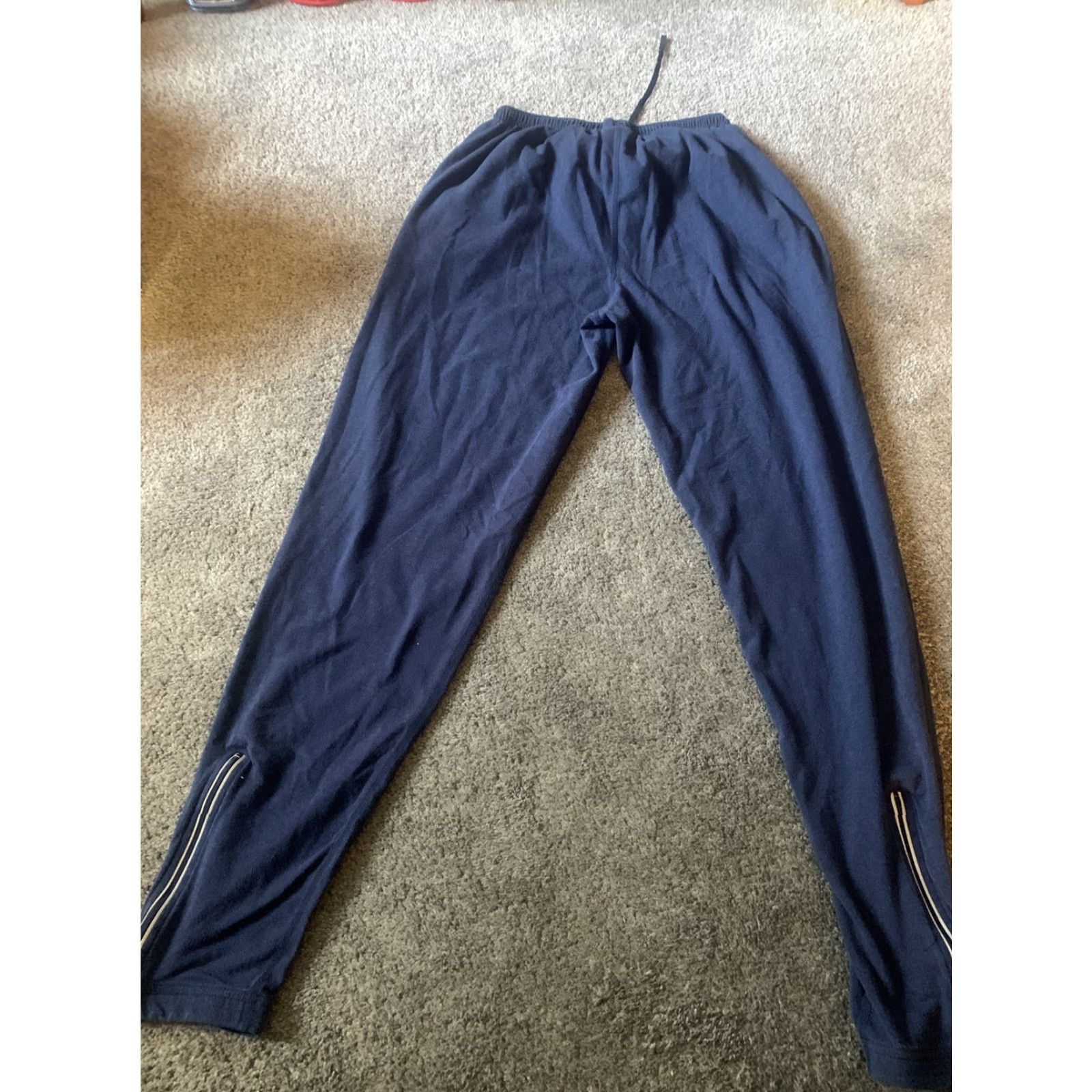 Nike VINTAGE Women’s NIKE Blue Zipper Pockets Sweat Pants M (8-10) Womens Size 32" / US 10 / IT 46 - 8 Thumbnail