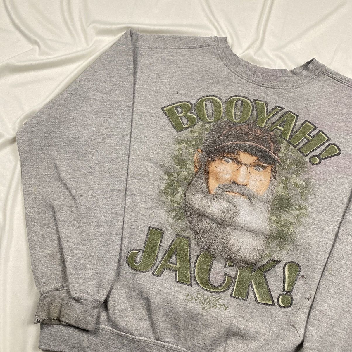 Gildan Vintage y2k Duck Dysnasty Jack Distressed Crewneck Size US S / EU 44-46 / 1 - 2 Thumbnail