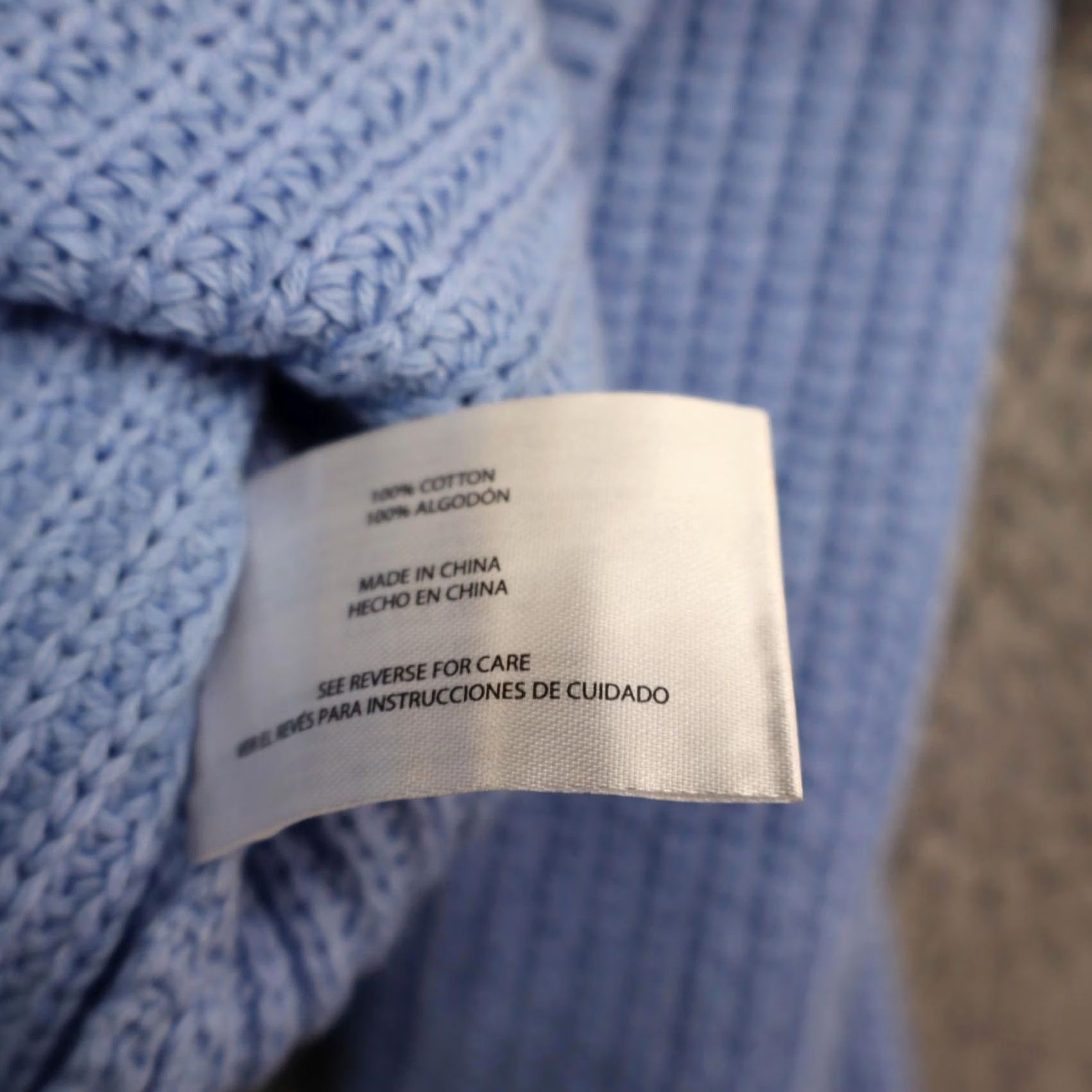 Gap VINTAGE: No Gap Sweater Womens XX-Large Blue 100% Cotton Crew Neck Pullover Knitted Knit Regular Long Sleeve NWT Size XXL / US 16-18 / IT 52-54 - 7 Thumbnail
