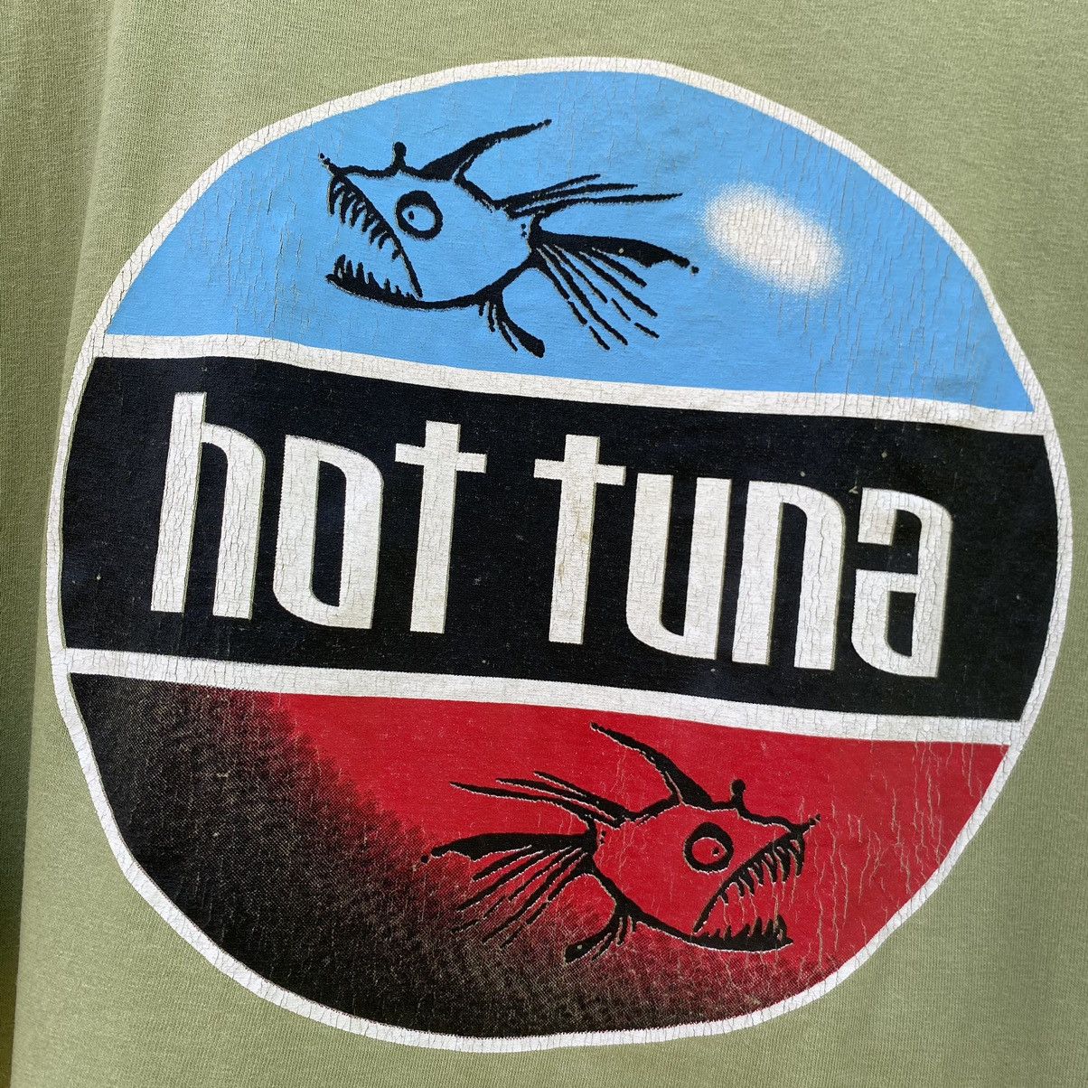 Hot Tuna Thrashed Faded Vintage 90s HotTuna Australia Surf ERD GRUNGE Size US XL / EU 56 / 4 - 8 Thumbnail