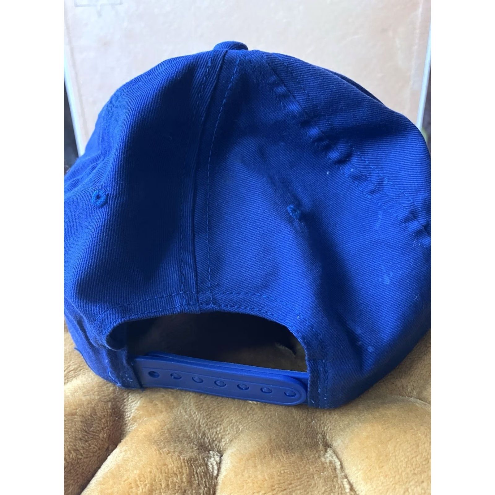 4SDESIGNS VINTAGE Chevrolet Racing Snapback Dynamic Designs Genuine Blue Hat Men Baseball Cap Adjustable Canvas Cotton Blue Packable Designer Hat Size ONE SIZE - 4 Thumbnail