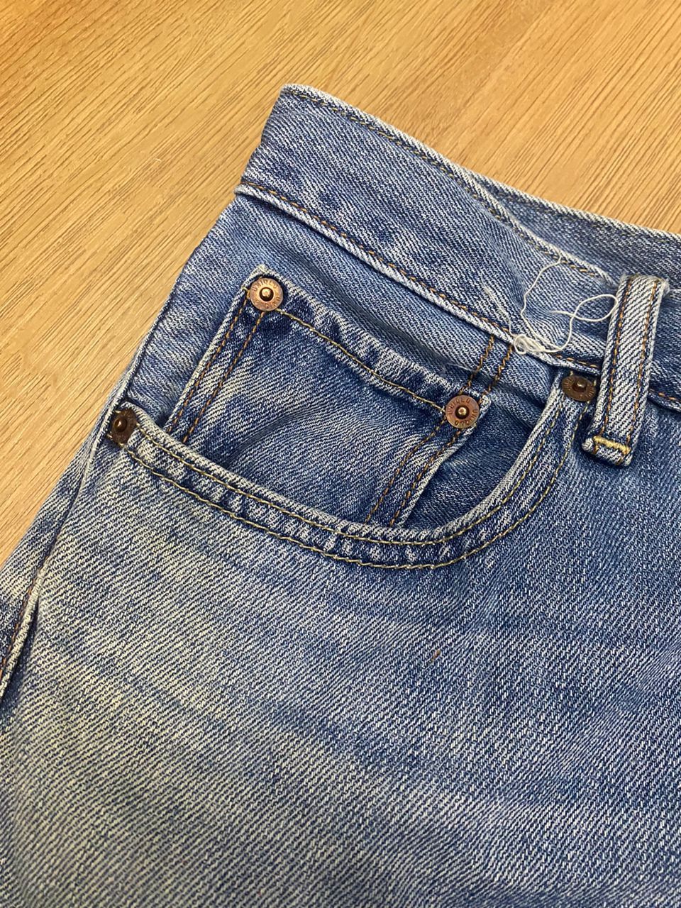 Japanese Brand Vintage Uniqlo Jeans Straight Distressed Denim Size US 30 / EU 46 - 9 Thumbnail