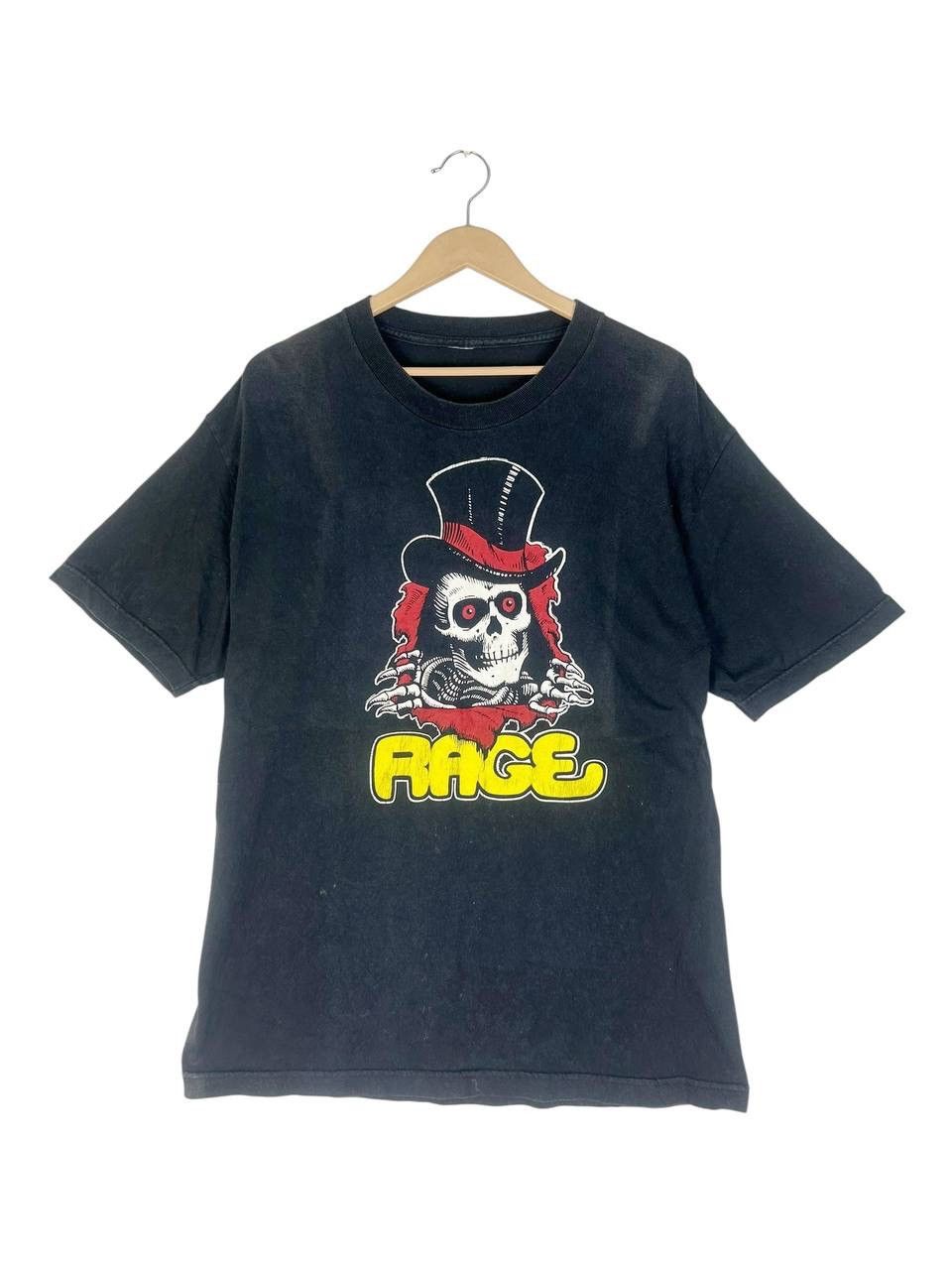 Vintage Vintage Y2K Rage Skull Art T-Shirt – Powell Peralta-Inspired Size US L / EU 52-54 / 3 - 1 Thumbnail