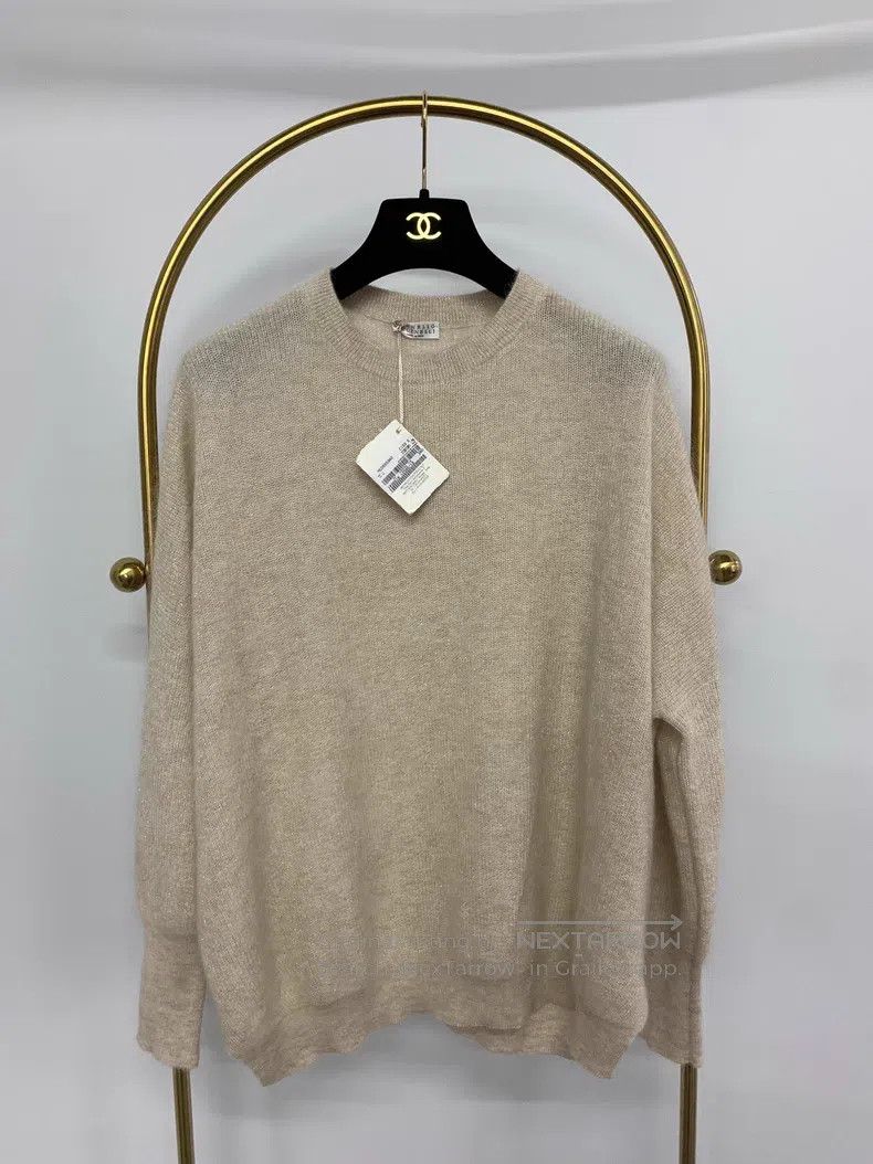 Brunello Cucinelli Brunello Cucinelli Mohair knitted sweater Size S / US 4 / IT 40 - 1 Thumbnail
