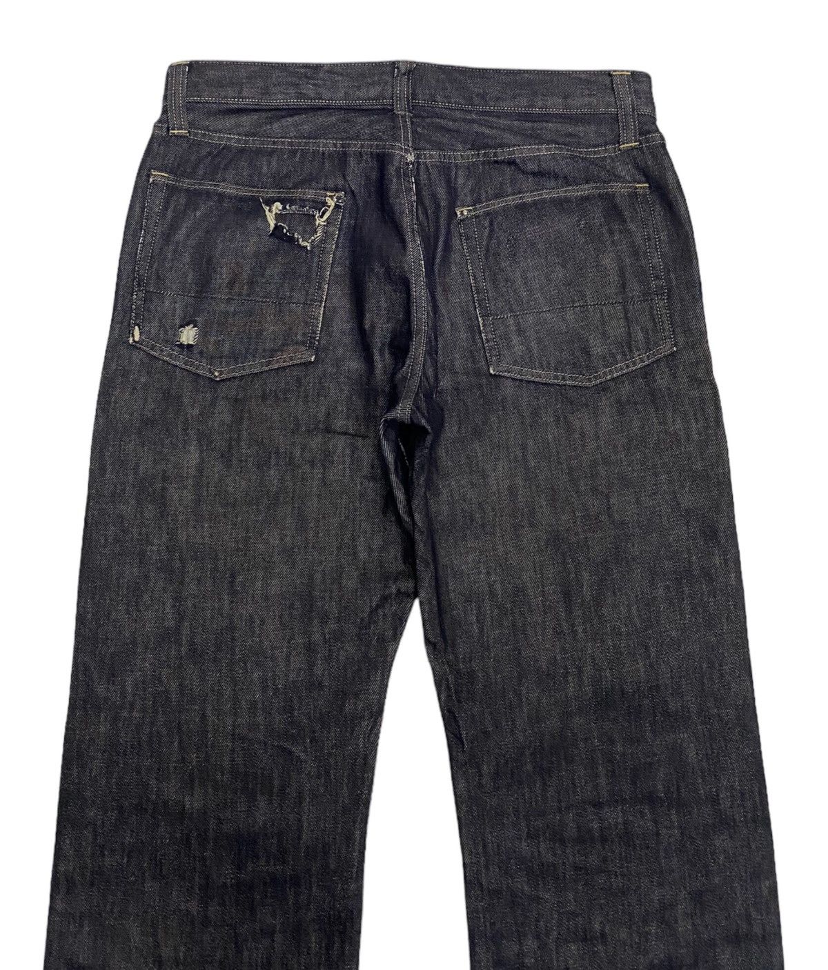 Hysteric Glamour JAPANESE AVANT GARDE STYLE DISTRESSED DENIM JEANS Size US 32 / EU 48 - 4 Thumbnail