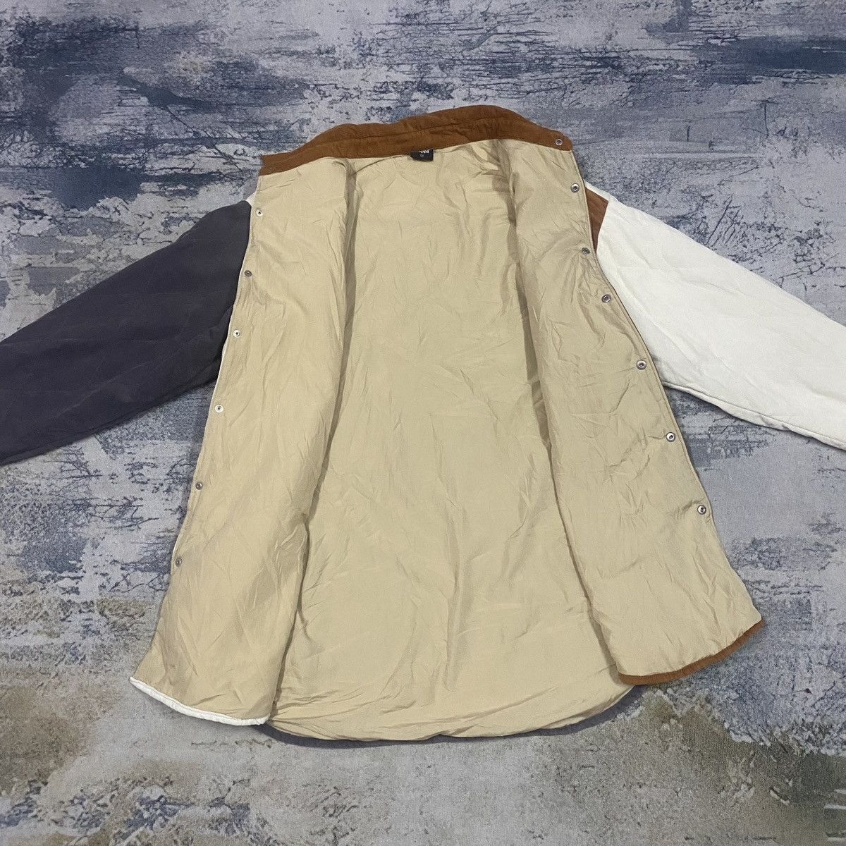 GU × Japanese Brand × Kappa Kappa X GU Multi Colour Corduroy Button Up Flannel Jacket Size US XXL / EU 58 / 5 - 10 Thumbnail