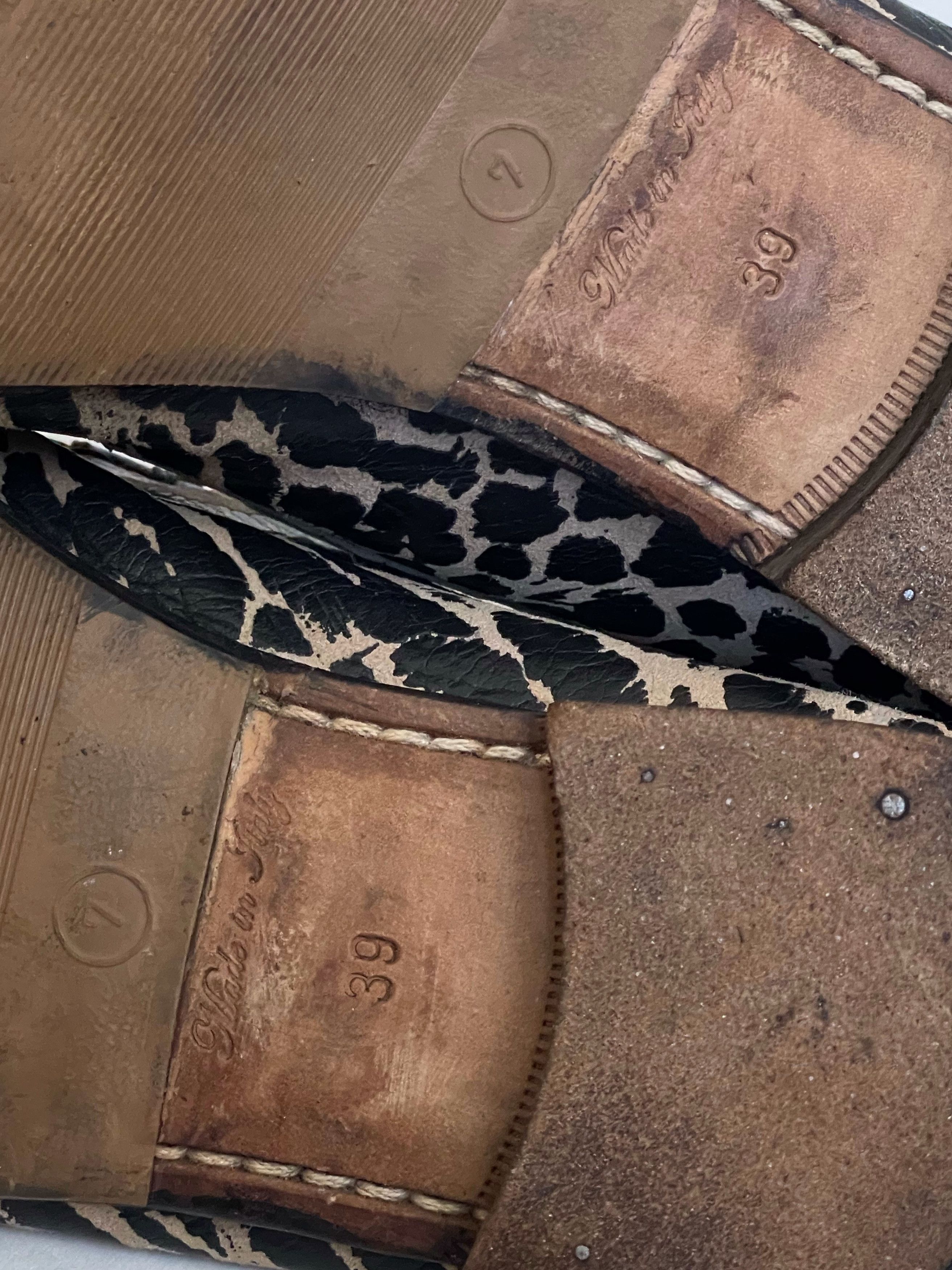 Paul Smith Paul Smith leather leopard print loafers Size US 7 / EU 40 - 8 Thumbnail