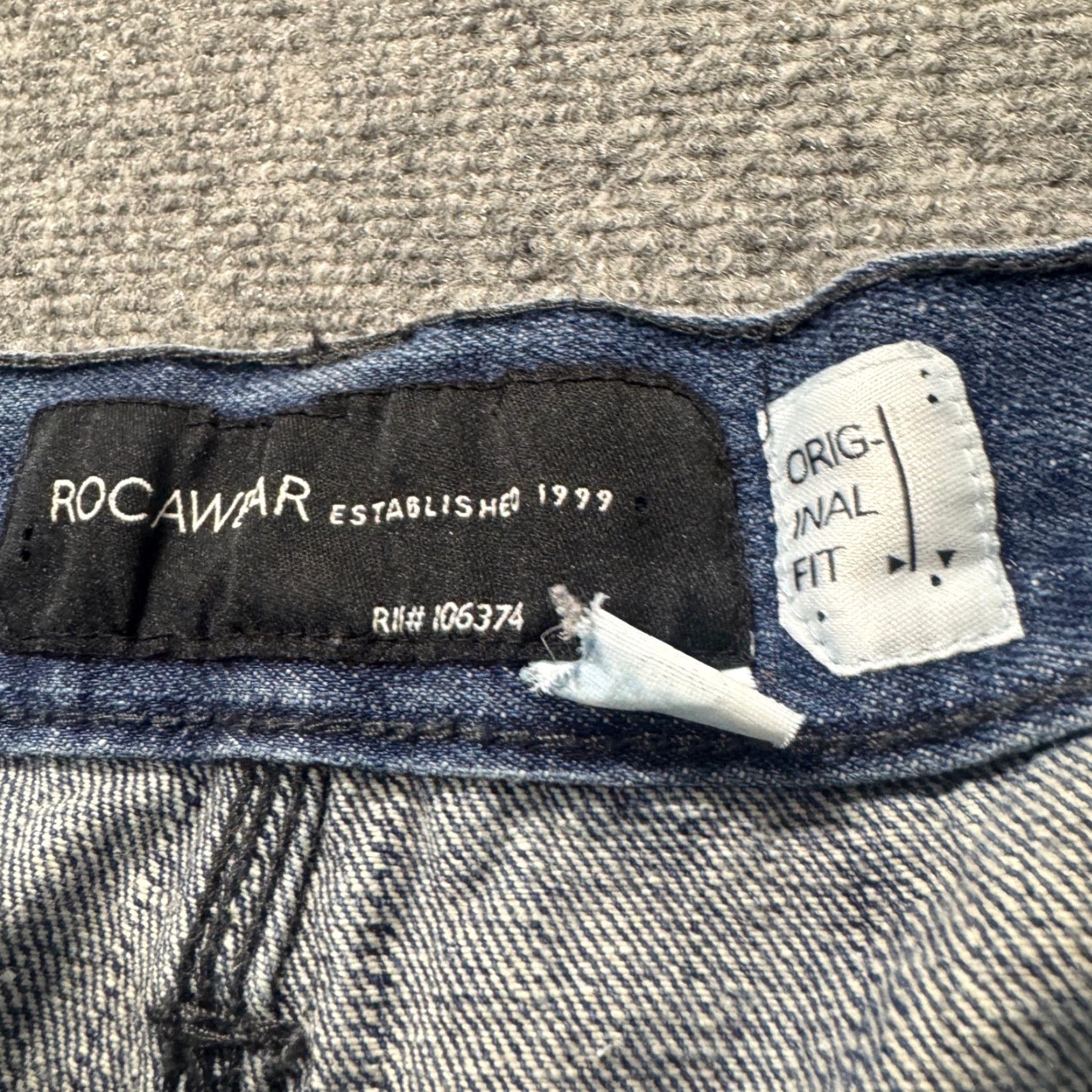 Rocawear Rocawear Jeans Men Bootcut 38x30 Regular 100% Cotton Blue Distressed Baggy Y2K Size US 38 / EU 54 - 3 Thumbnail