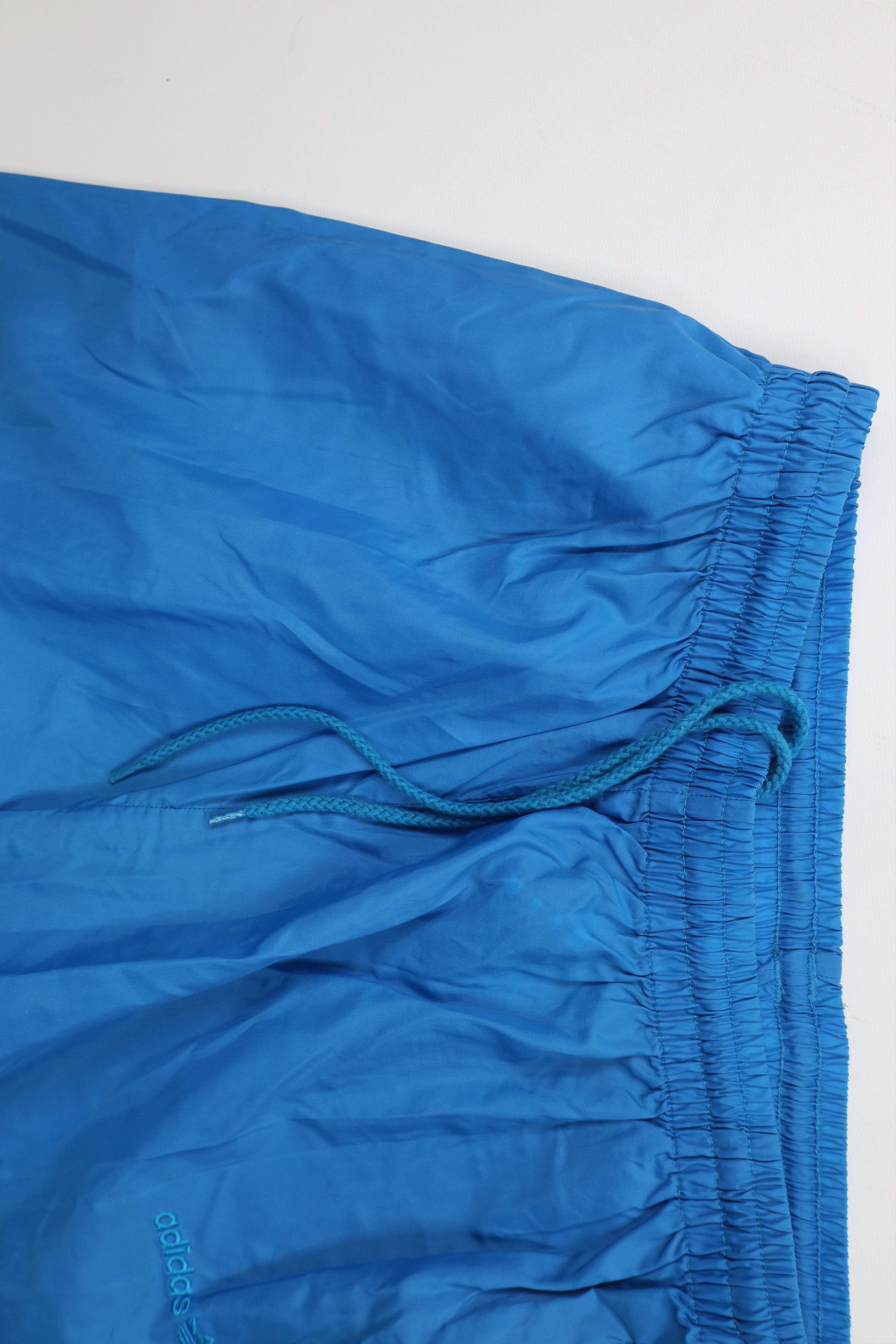 Adidas × Vintage Vintage 90s Adidas Trefoil Windbreaker Jogger Pants Blue Size US 34 / EU 50 - 11 Thumbnail