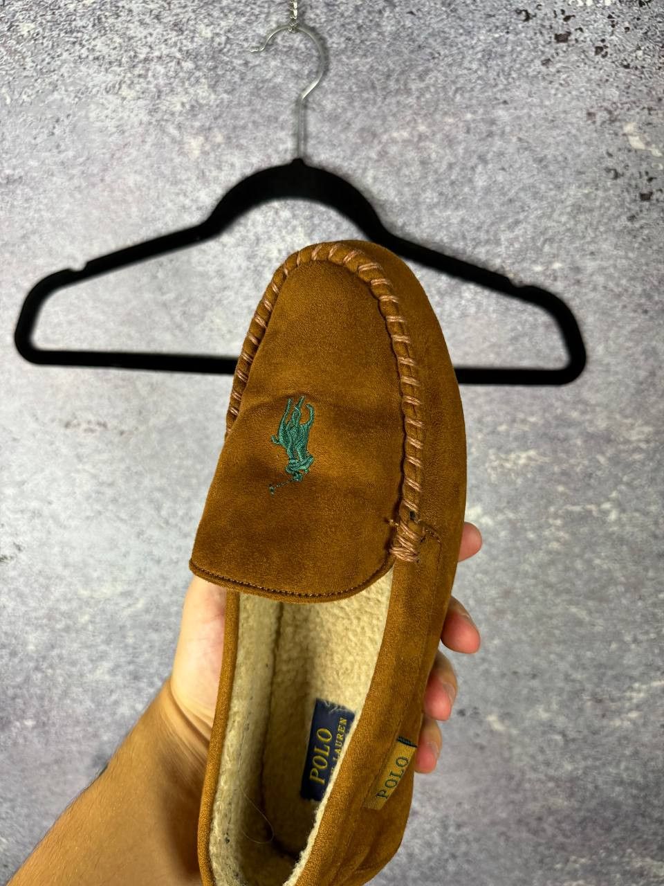 Polo Ralph Lauren Vintage Polo Ralph Lauren Suede Moccasin Brown Slipper US 9 Size US 9 / EU 42 - 13 Thumbnail
