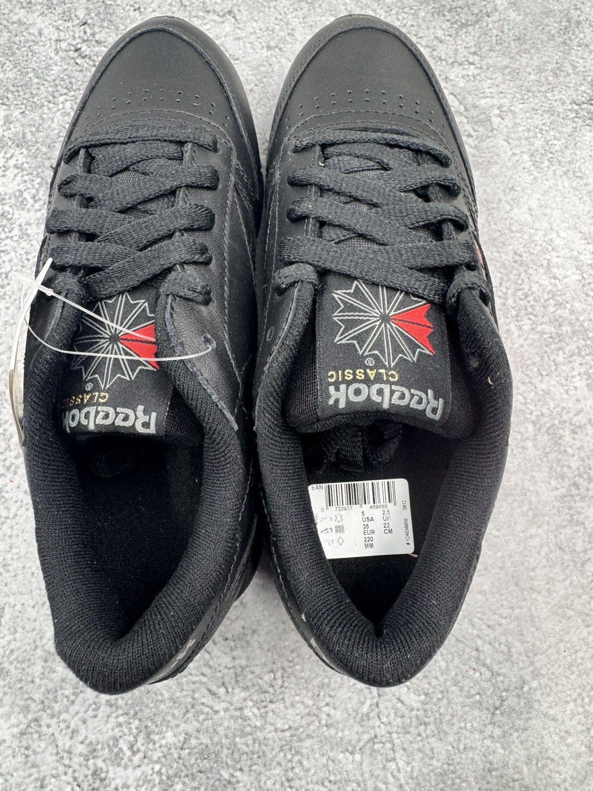 Reebok Reebok Classic Leather NWT Black Sneakers Size 35 Size US 5 / IT 35 - 5 Thumbnail
