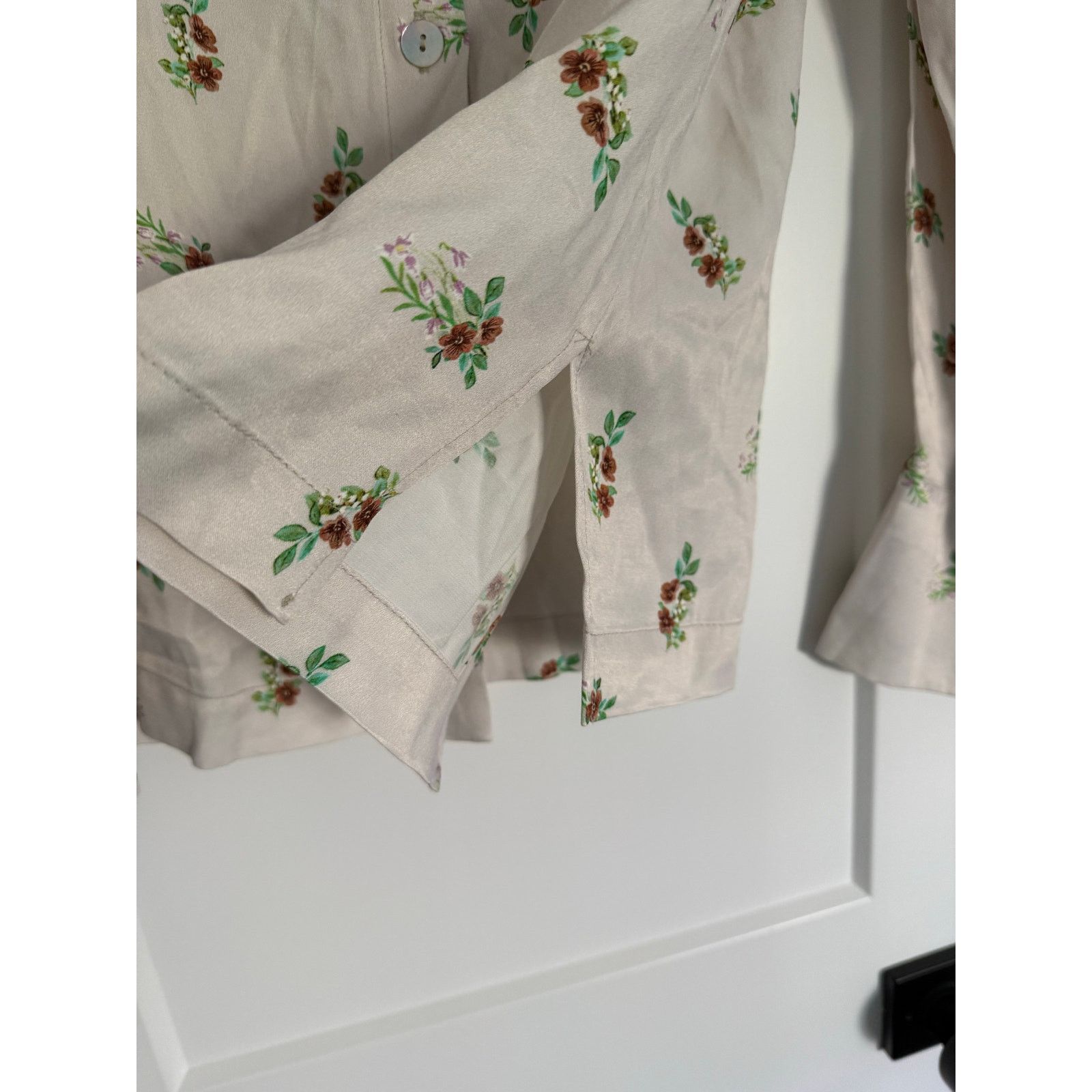 Sleeper $226 New Sleeper Beige Blossom Shirt - Small Size S / US 4 / IT 40 - 9 Thumbnail