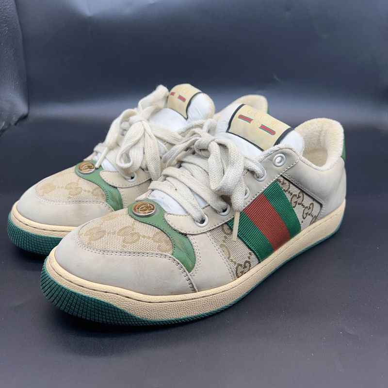Gucci Gucci Screener Vintage Sneakers in Green 0079 Size US 8.5 / EU 41-42 - 1 Thumbnail