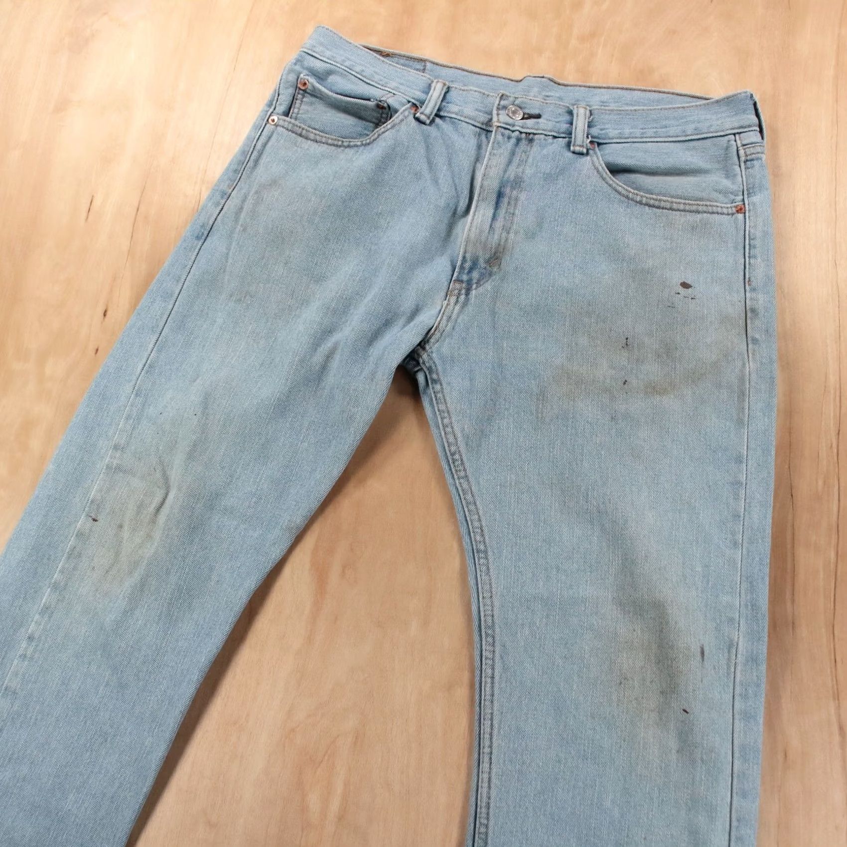 Levi's LEVI'S 505 jeans light wash denim 34x29 skater 90s 00s Mens Size US 34 / EU 50 - 3 Thumbnail
