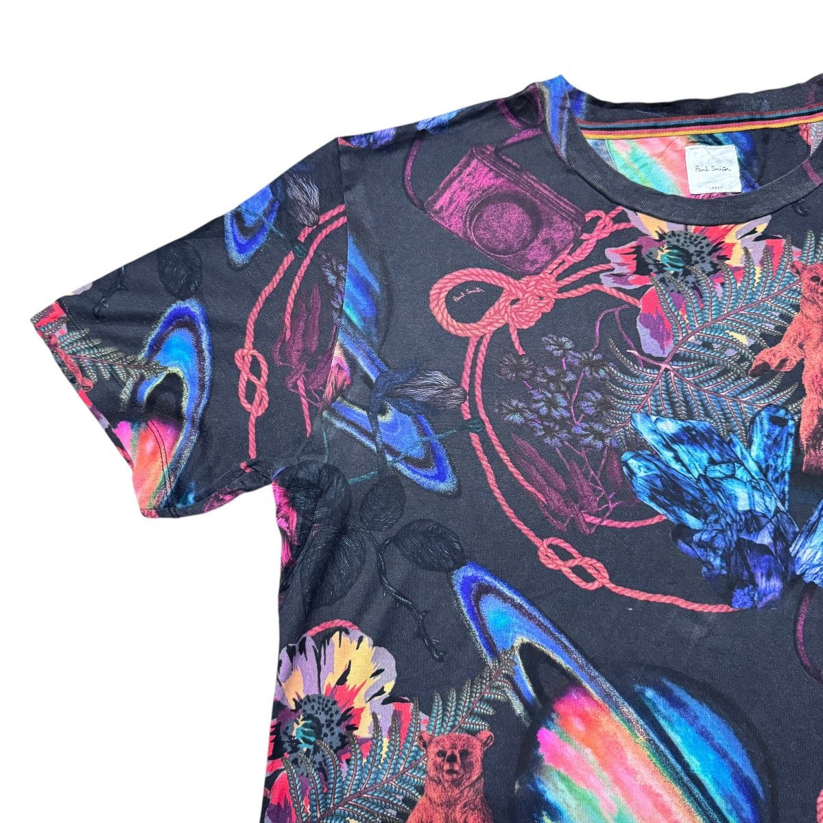 Paul Smith Paul Smith Psychedelic All Over Print Shirt Size US L / EU 52-54 / 3 - 3 Thumbnail
