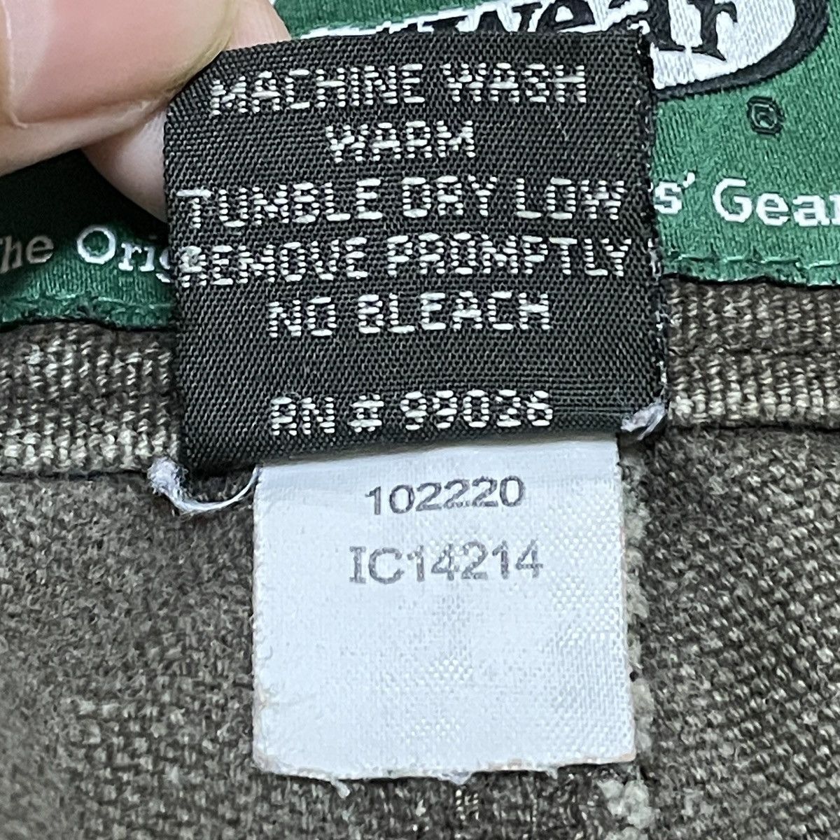 Vintage Rare Vintage Arborwear Double Knee Duck Canvas Pants 1990s Size US 32 / EU 48 - 10 Thumbnail