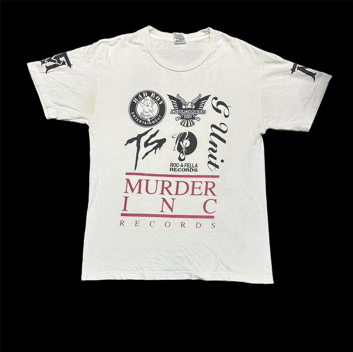 Death Row Records TMF combination record tee Size US L / EU 52-54 / 3 - 1 Thumbnail