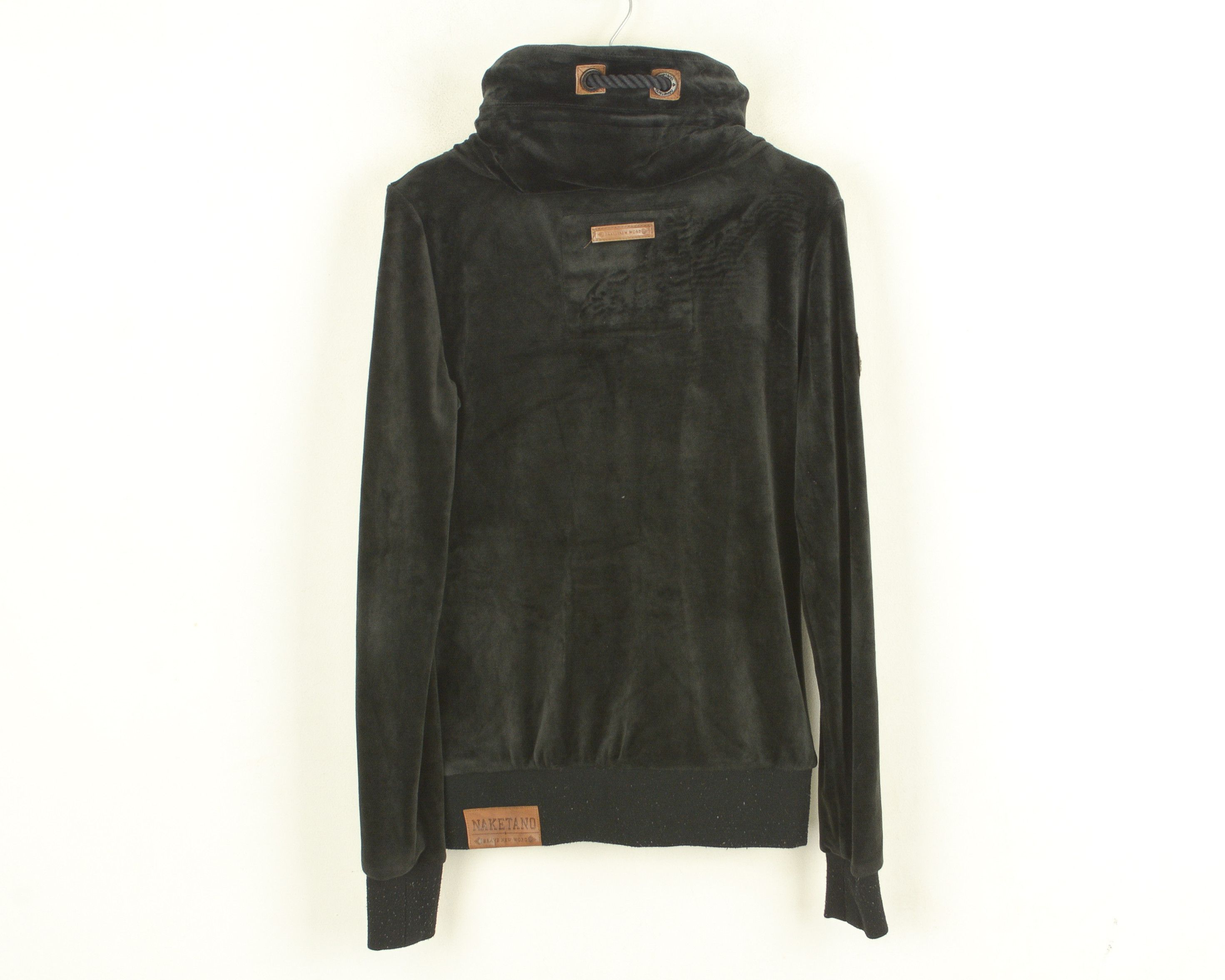 Naketano Schnizzel Dizzel Popizzel S Velour Jumper Jacket Cardigan Size S / US 4 / IT 40 - 3 Thumbnail