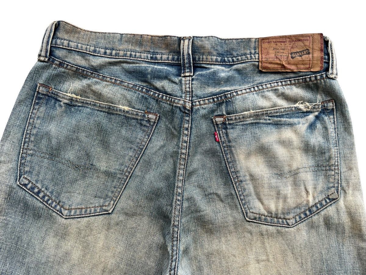 Vintage GL Heart Distressed Baggy Mudwash Denim Jeans 37x31 Size US 37 - 6 Thumbnail