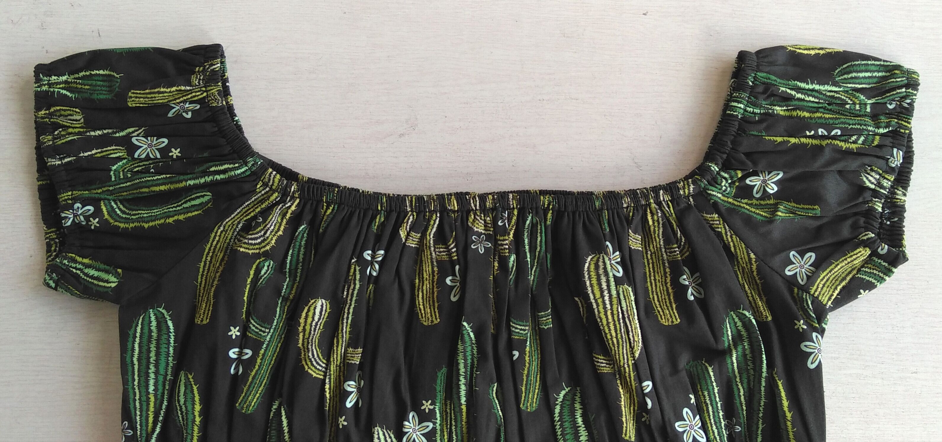 Other Women tops cactus print off shoulder slim fit Size S / US 4 / IT 40 - 3 Thumbnail