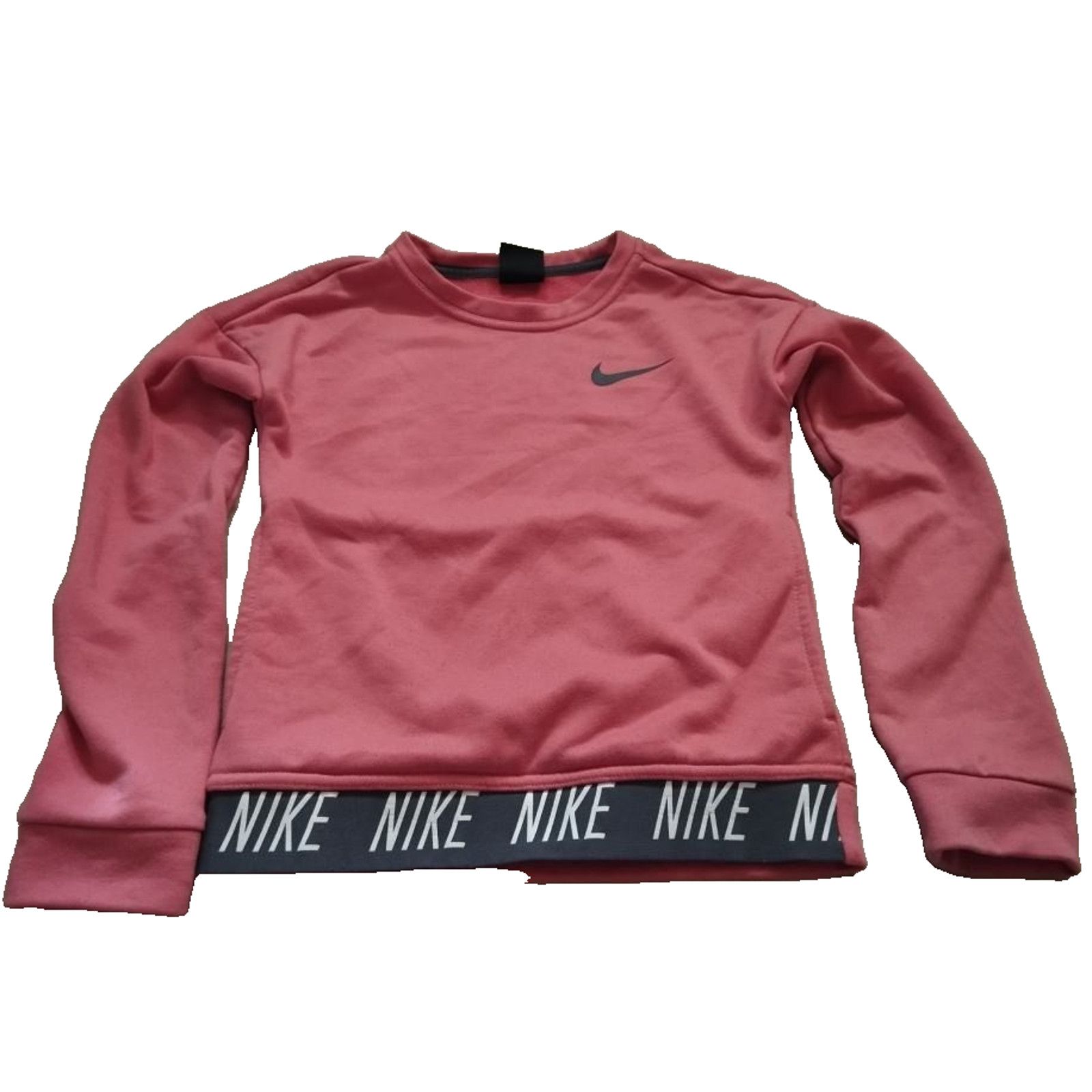 Nike Nike Dri-Fit kids Long Sleeve Crewneck Top Pink Larg A001155 Size L / US 10 / IT 46 - 1 Thumbnail
