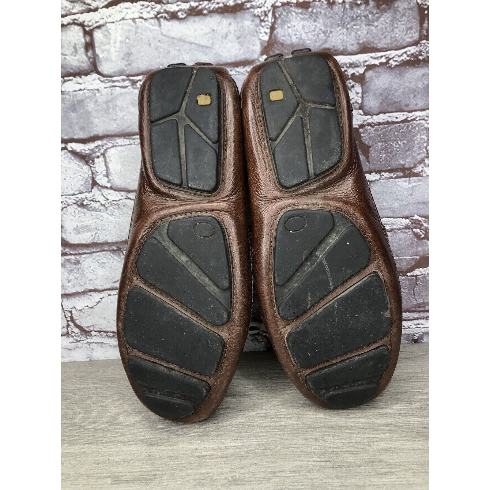 Mercanti Fiorentini Mercanti Fiorentini Relax Brown Leather Driving Penny Loafer Size US 13 / EU 46 - 7 Thumbnail