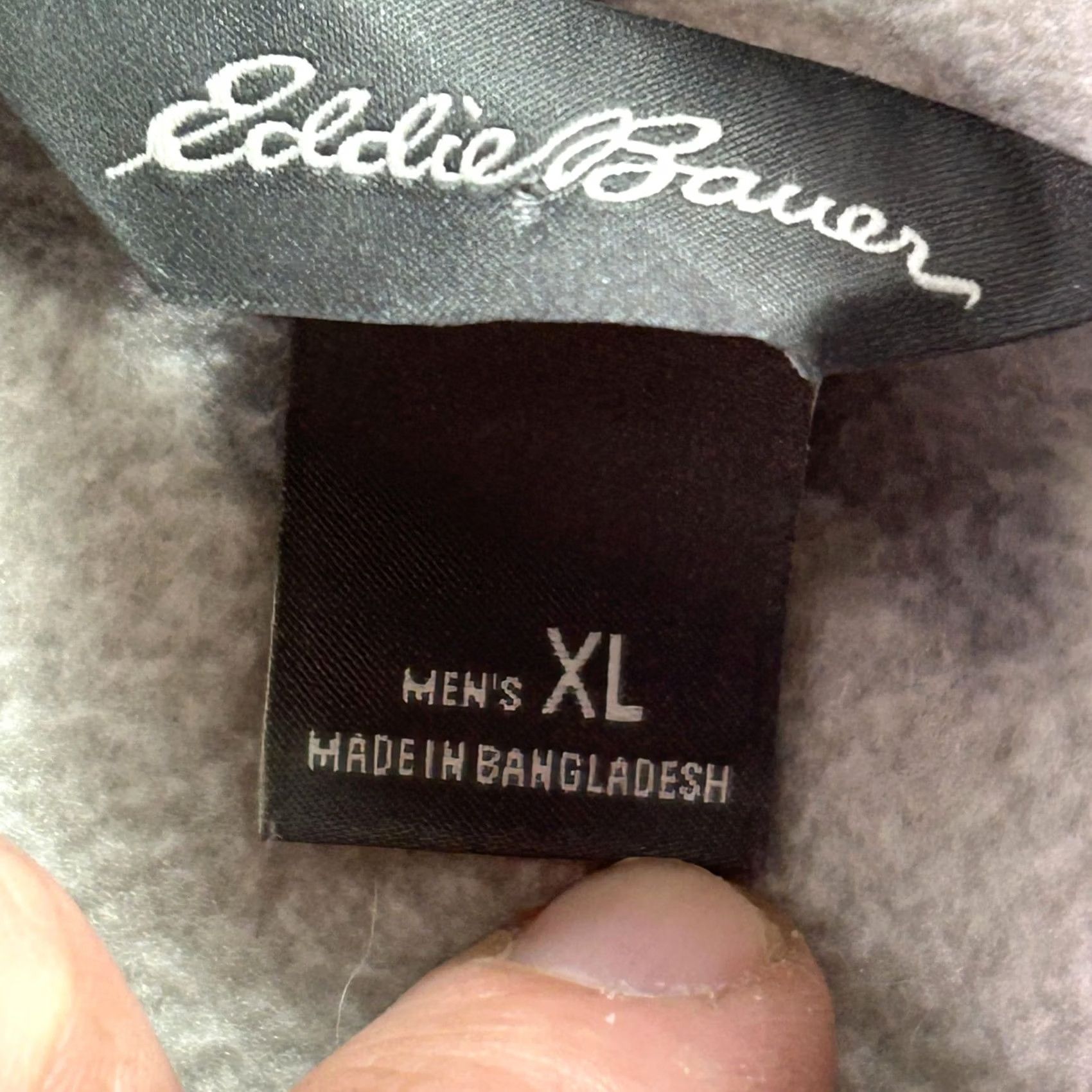 Eddie Bauer Eddie Bauer Sweatshirt Mens XL Gray Camouflage Print 1/4 Zip Fleece Pullover Size US XL / EU 56 / 4 - 4 Thumbnail