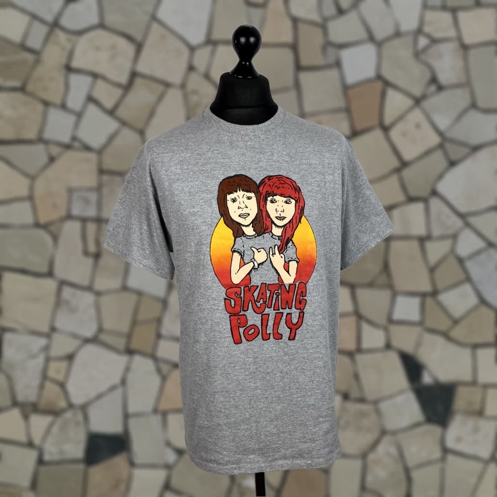 Vintage Nike Shirt Skating Polly graphic band mens grey indie punk Size L cartoon tee Size US L / EU 52-54 / 3 - 1 Thumbnail