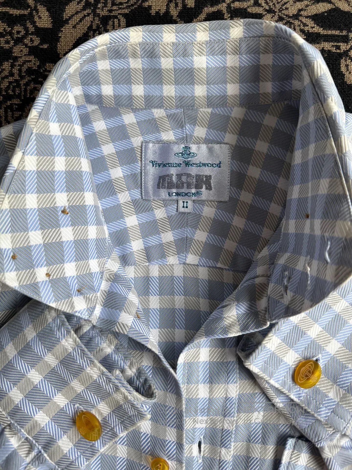 Vivienne Westwood Vivienne Westwood Three-Button Check Shirt. Size US M / EU 48-50 / 2 - 7 Thumbnail