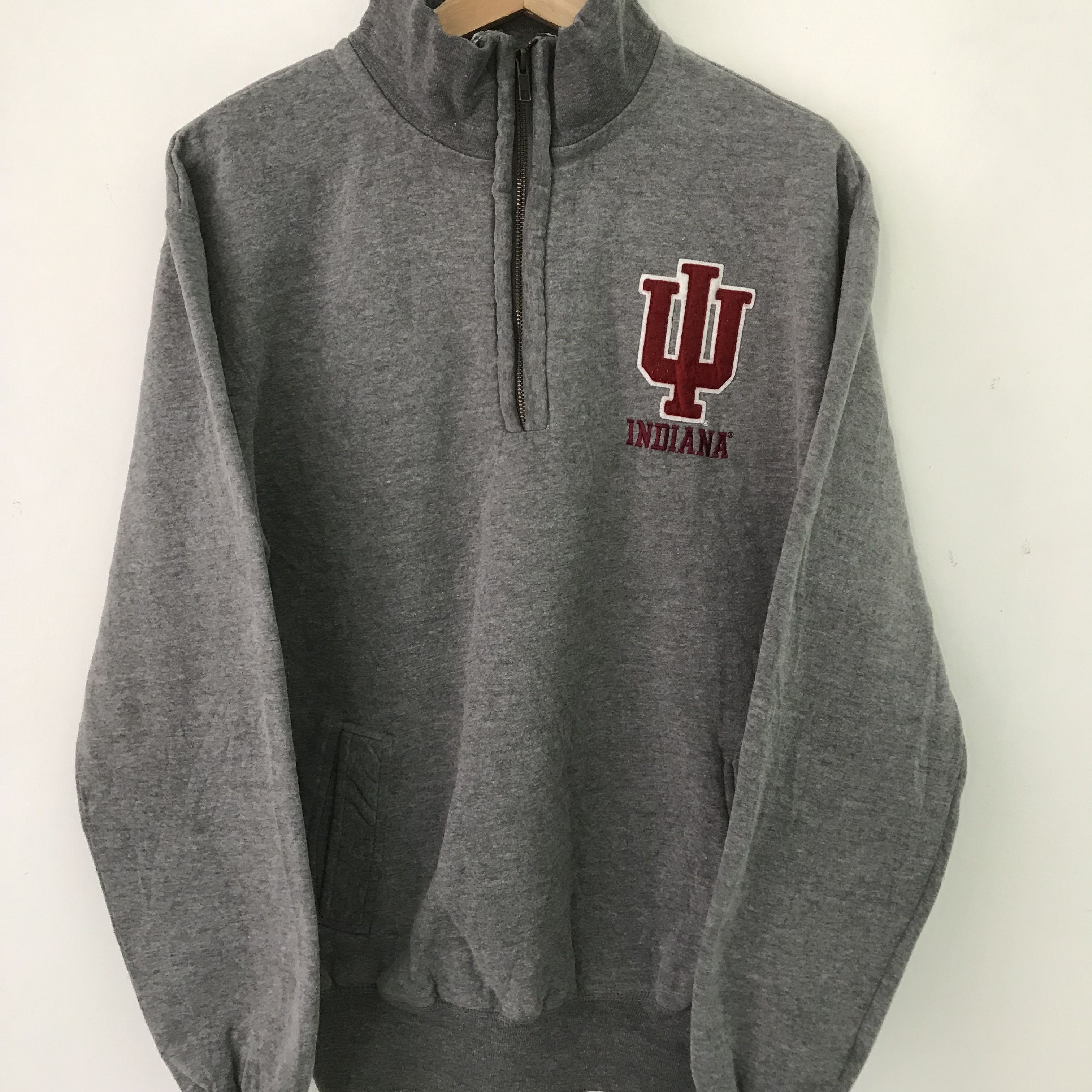 Vintage Vintage Indiana University Gray Sweatshirt - 509 Size US M / EU 48-50 / 2 - 6 Thumbnail
