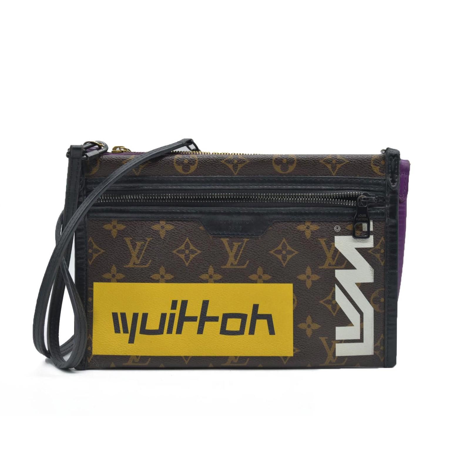 Louis Vuitton Louis Vuitton Monogram Double Flat Messenger Marron Size ONE SIZE - 1 Thumbnail