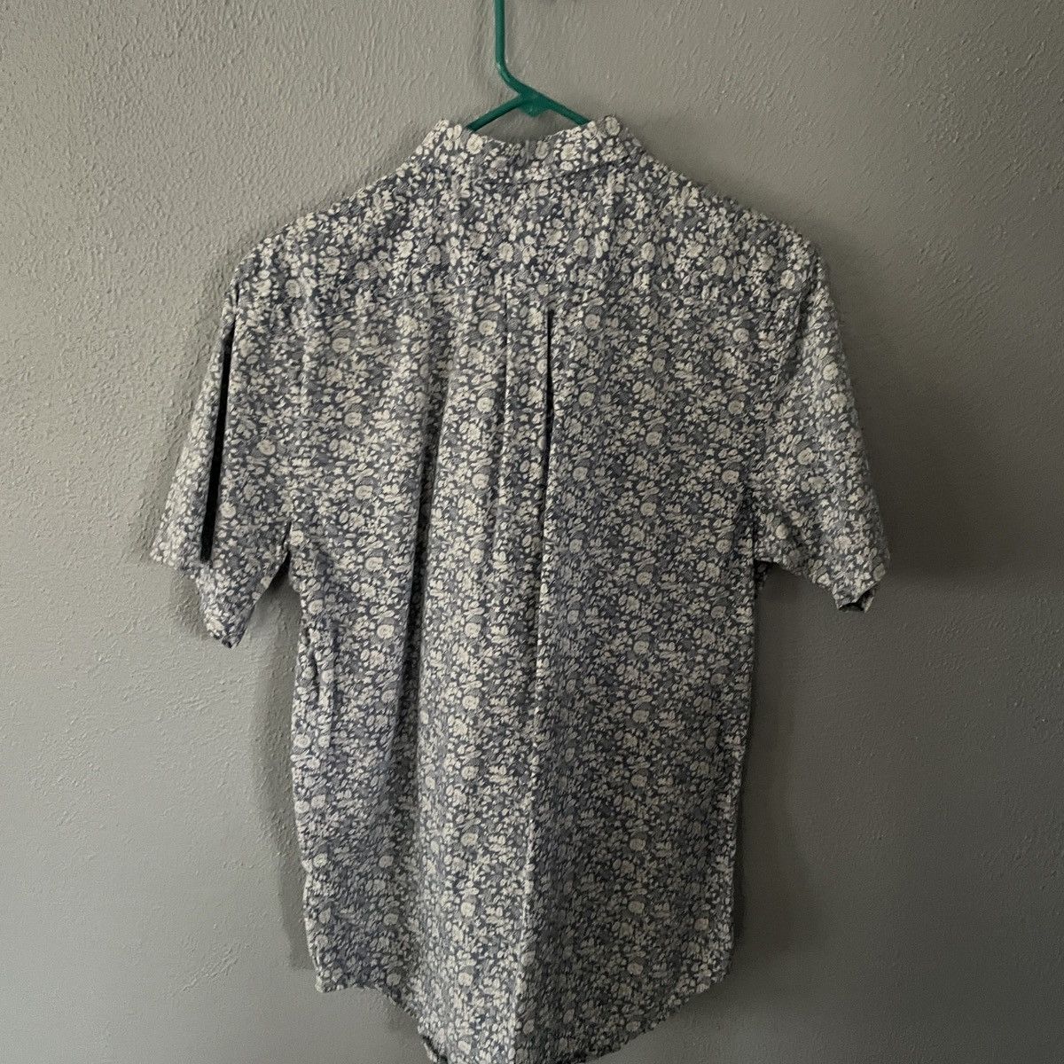 Old Navy × Vintage Old Navy Blue White Floral Button Up Mens Size M Size US M / EU 48-50 / 2 - 2 Thumbnail
