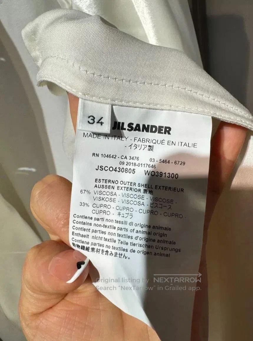 Jil Sander Jil Sander Logo Trench Coat. Size XS / US 0-2 / IT 36-38 - 6 Thumbnail