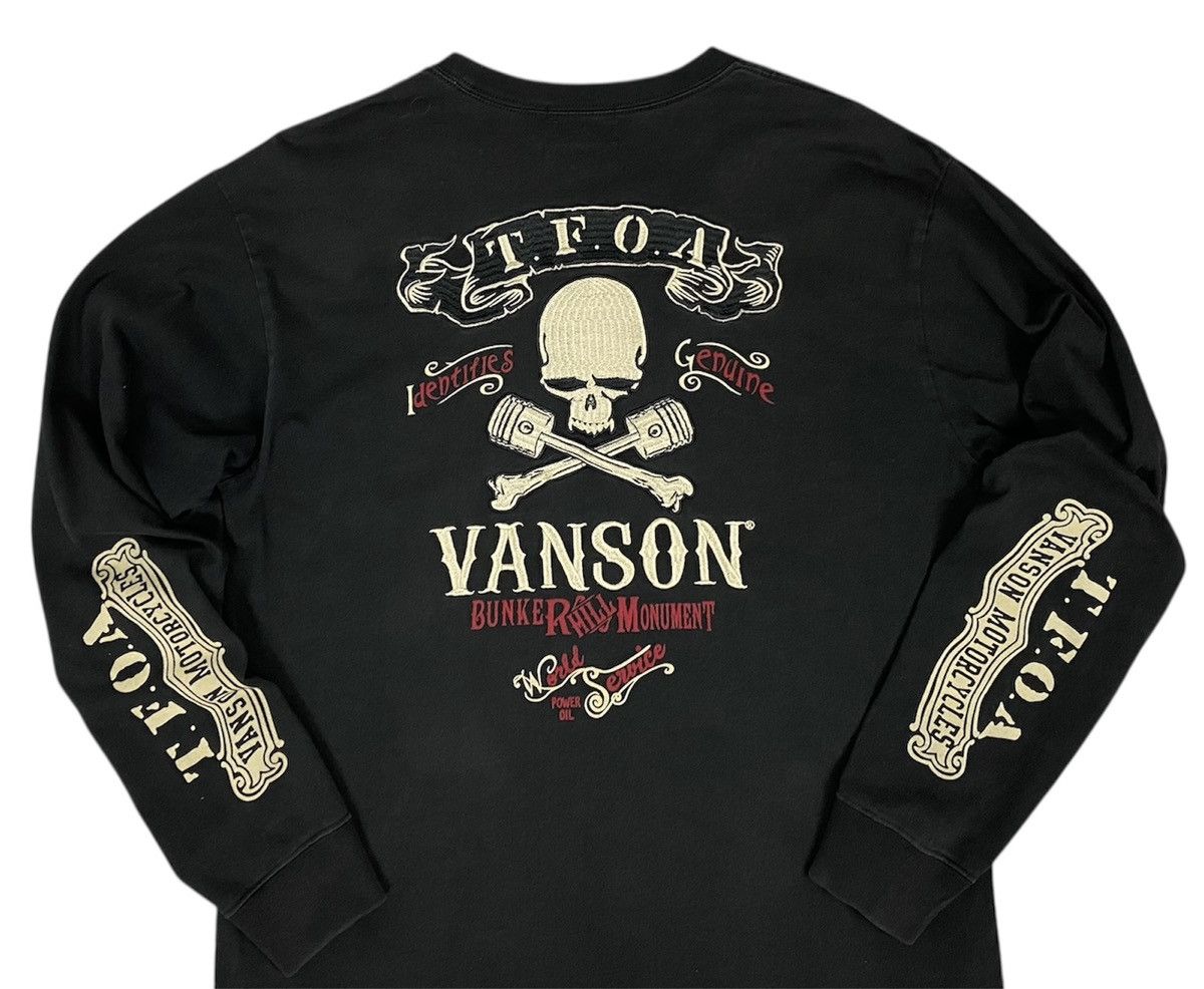 Vanson Leathers Rare🔥Vintage Vanson Leather Motorcycles Shirt Size US L / EU 52-54 / 3 - 11 Thumbnail