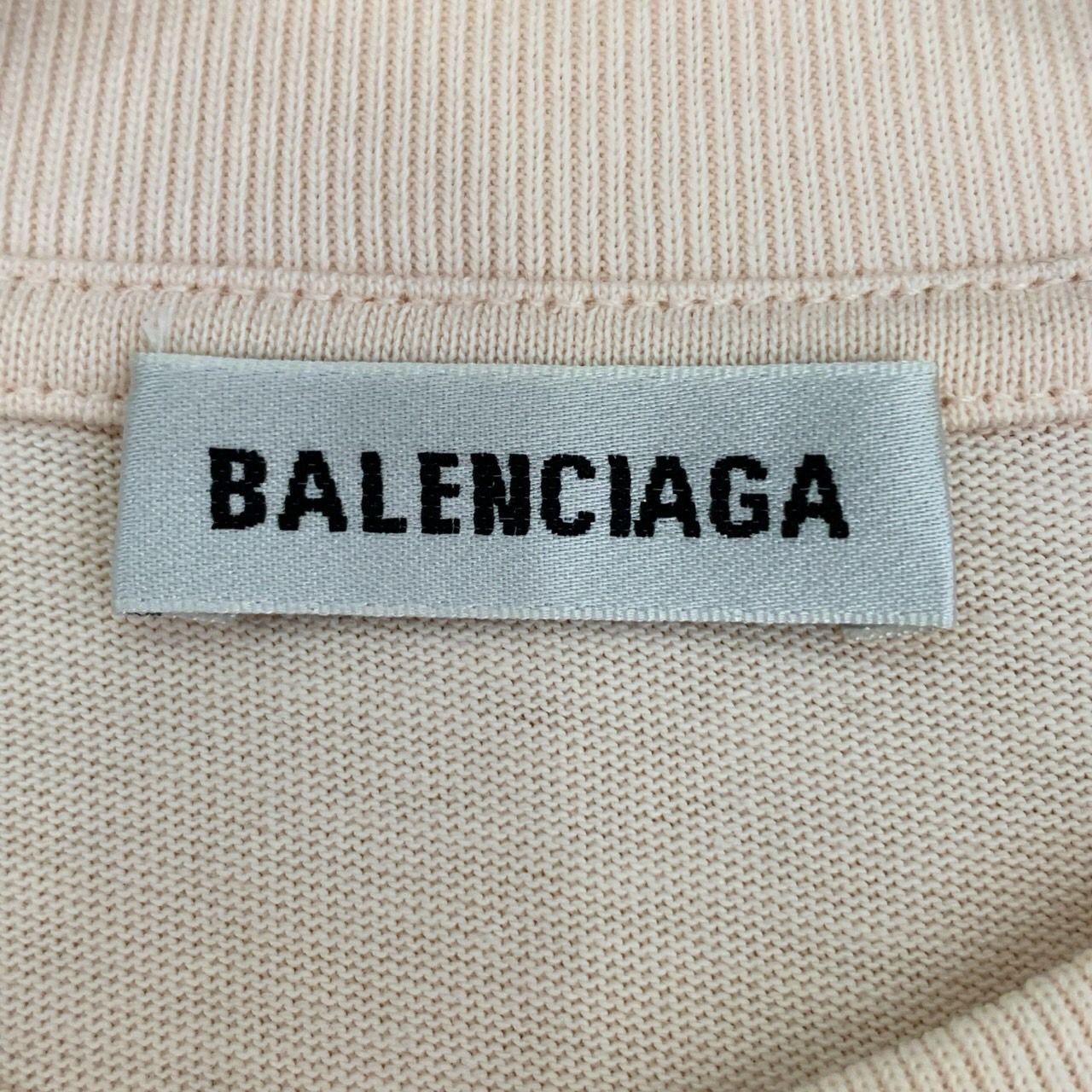 Balenciaga Balenciaga Logo Crewneck Pink Cotton Short Sleeve T-Shirt M Size M / US 6-8 / IT 42-44 - 3 Thumbnail