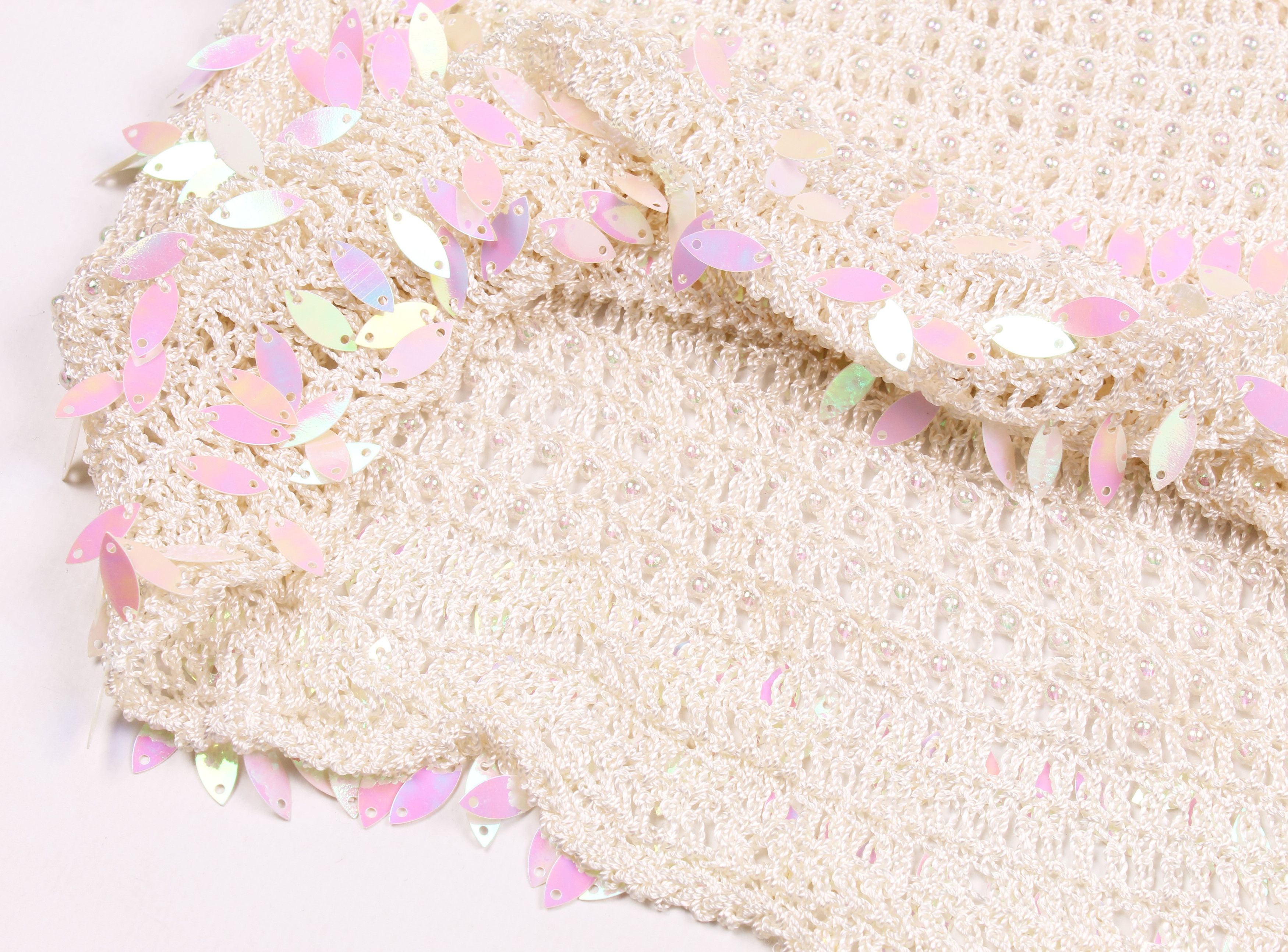 Vintage Vintage Y2K Cute Tan Crochet Knit Barbie Style Tank Top Size S / US 4 / IT 40 - 8 Thumbnail