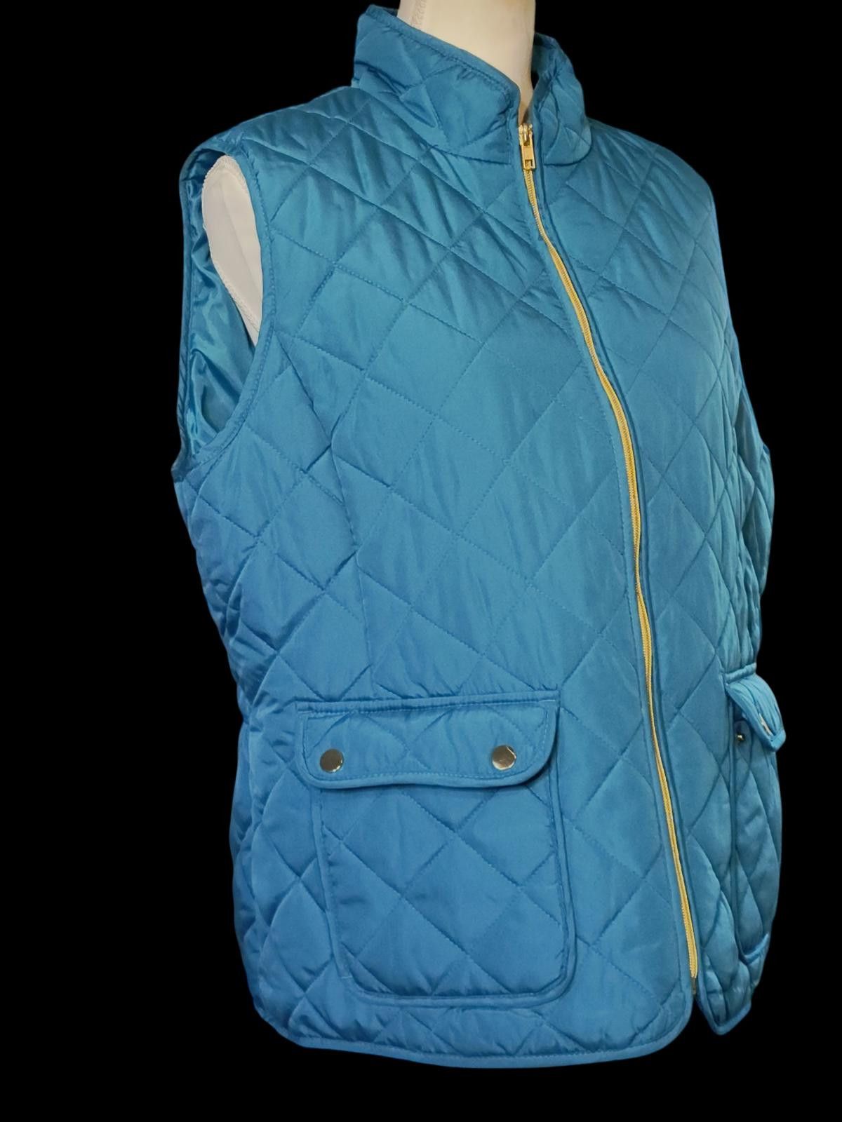 St. Johns Bay St. John's Bay Quilted Women's Vest w/Front Pockets & Zipper Size XL / US 12-14 / IT 48-50 - 4 Thumbnail