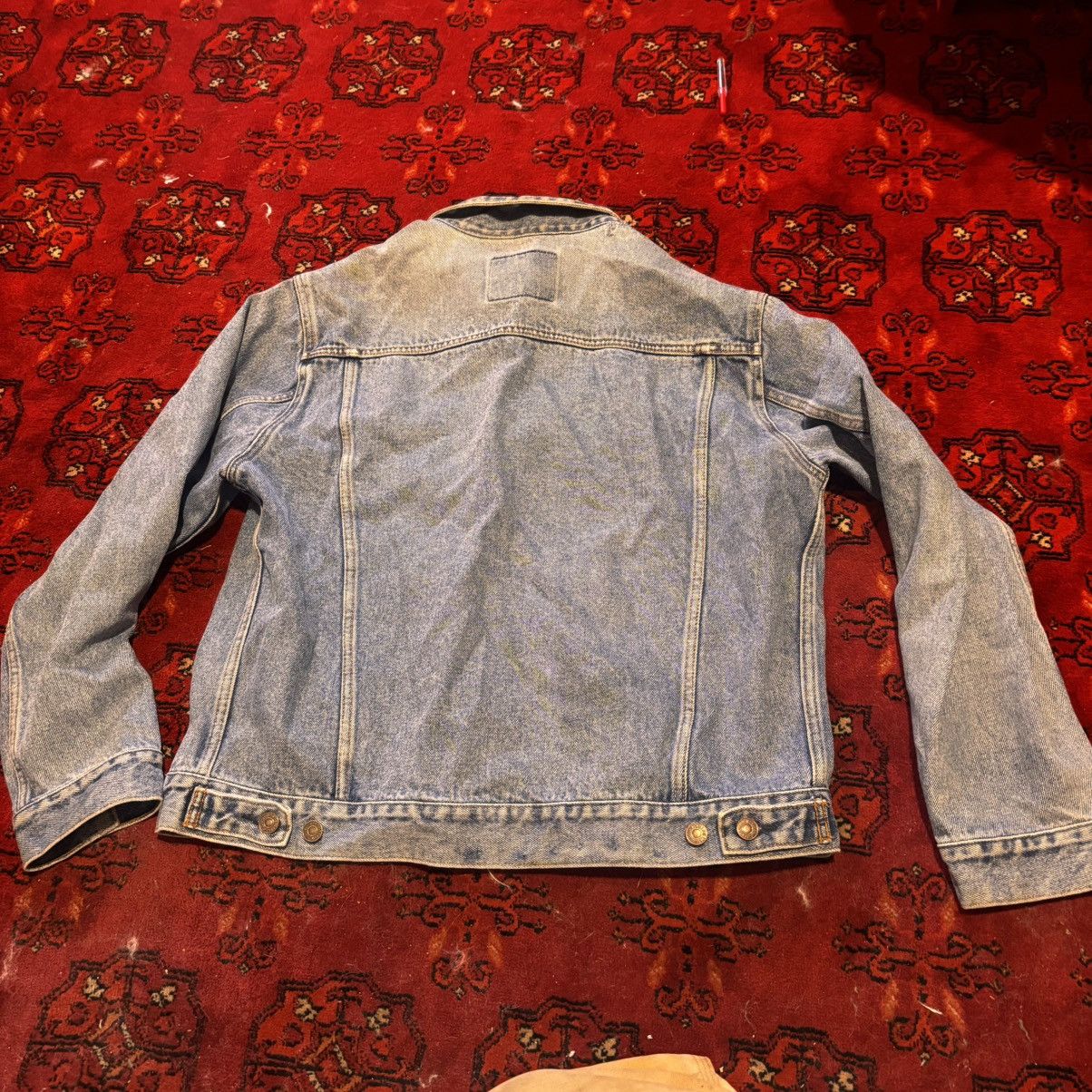 Levi's Vintage Clothing Orange Tab Levi's trucker jacket Size US L / EU 52-54 / 3 - 3 Thumbnail