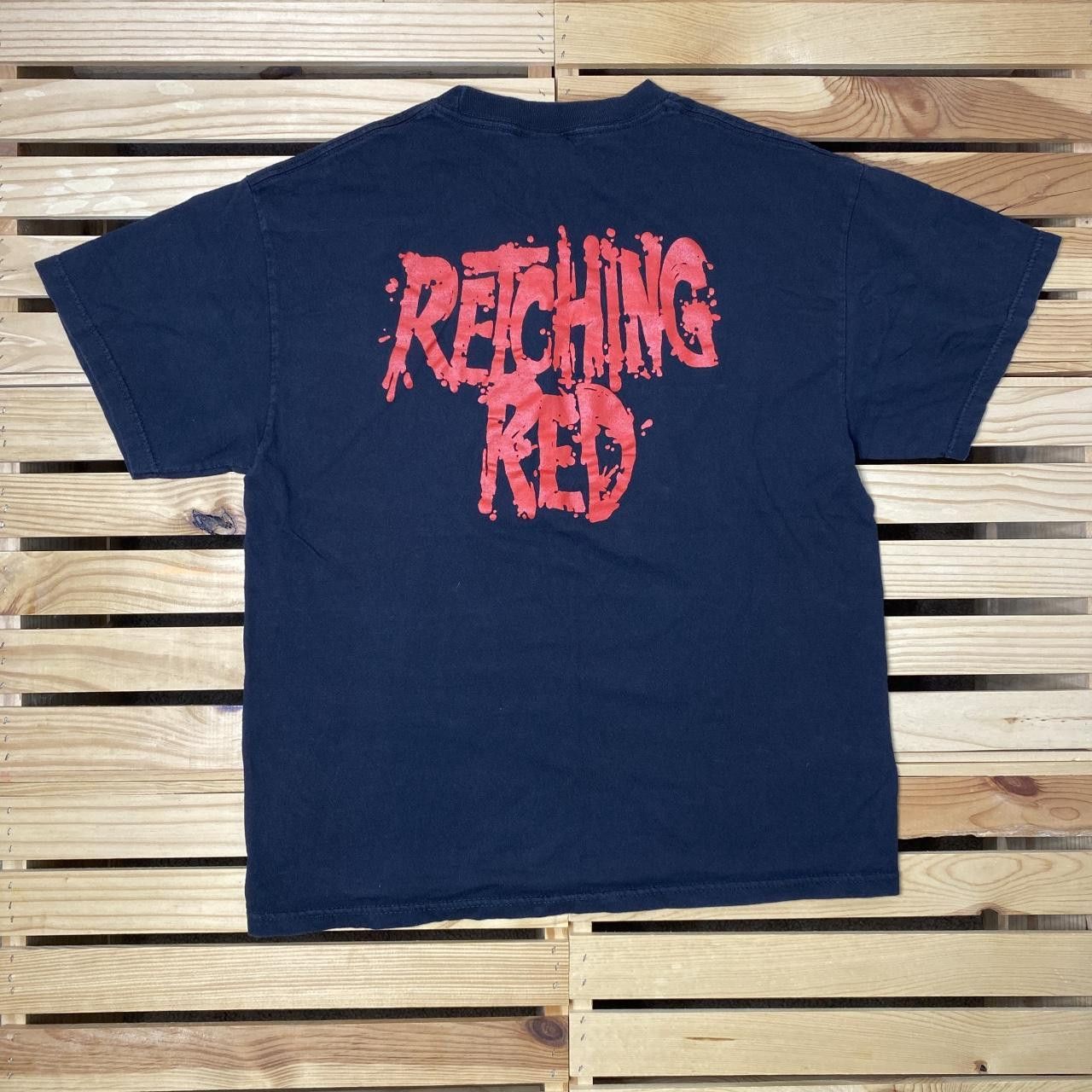 Other Vintage Retching Red Black Band Tee Size Large Size US L / EU 52-54 / 3 - 2 Thumbnail