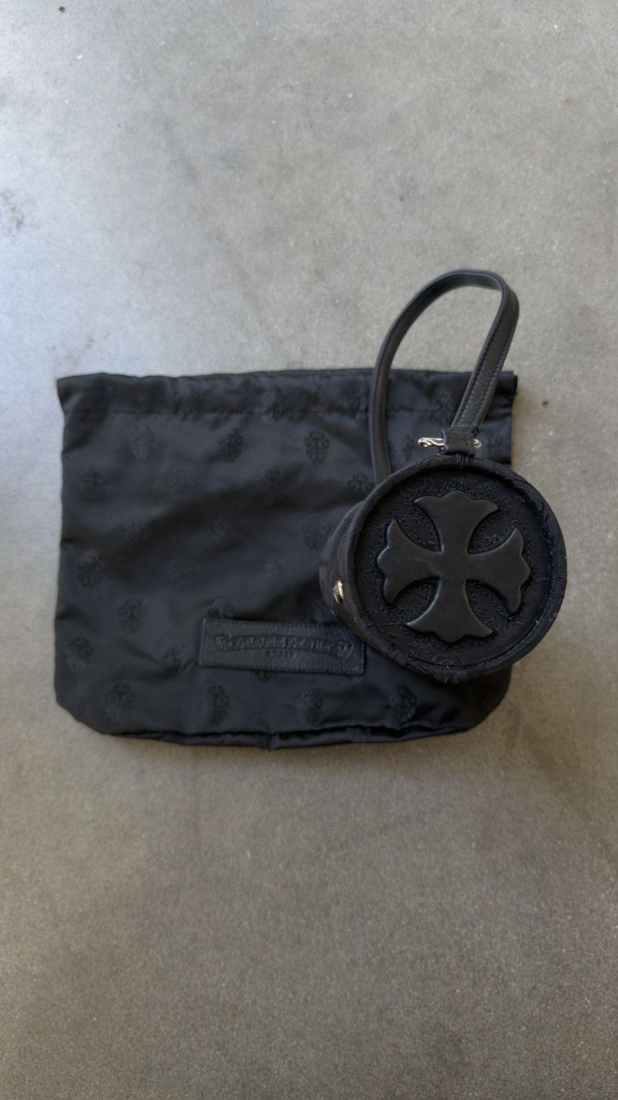 Chrome Hearts RARE! Chrome Hearts Nylon Tonal Monogram Cross bag Size ONE SIZE - 3 Thumbnail