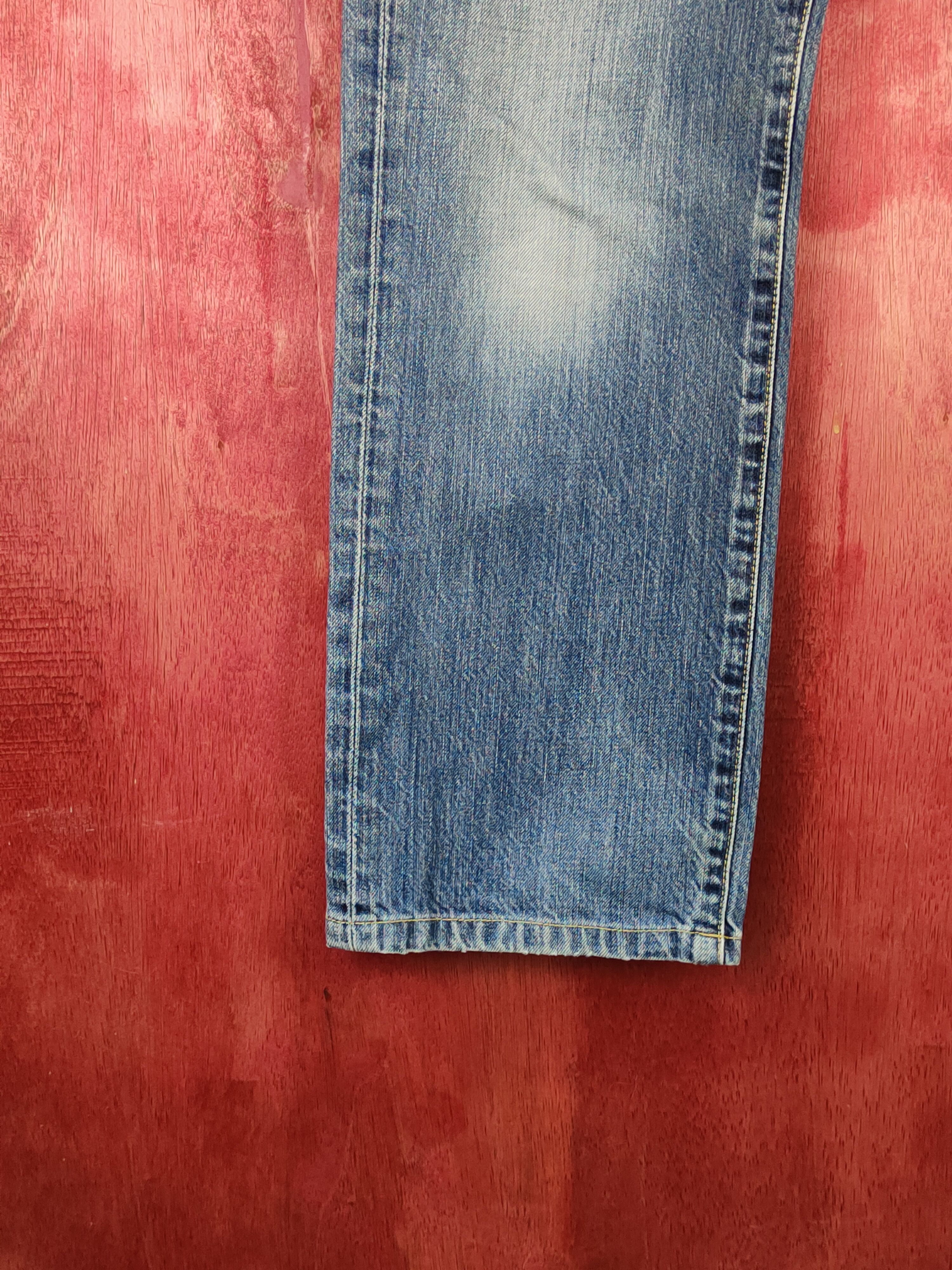 Japanese Brand Uniqlo Blue Distressed Multipocket Denim #S1612 Size US 31 - 4 Thumbnail