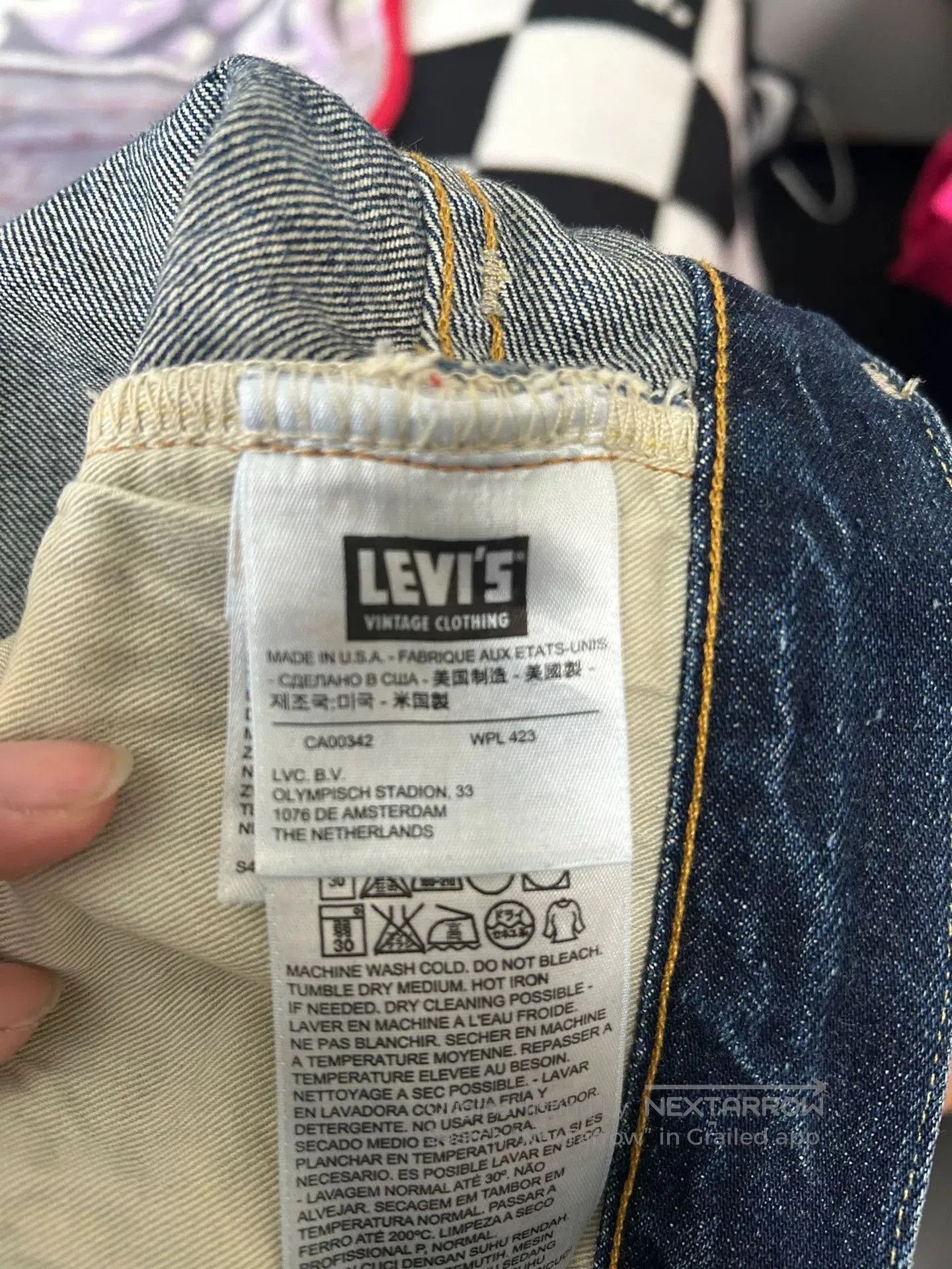 Levi's Vintage Clothing Levi's LVC54501 USA. Size US 31 - 6 Thumbnail
