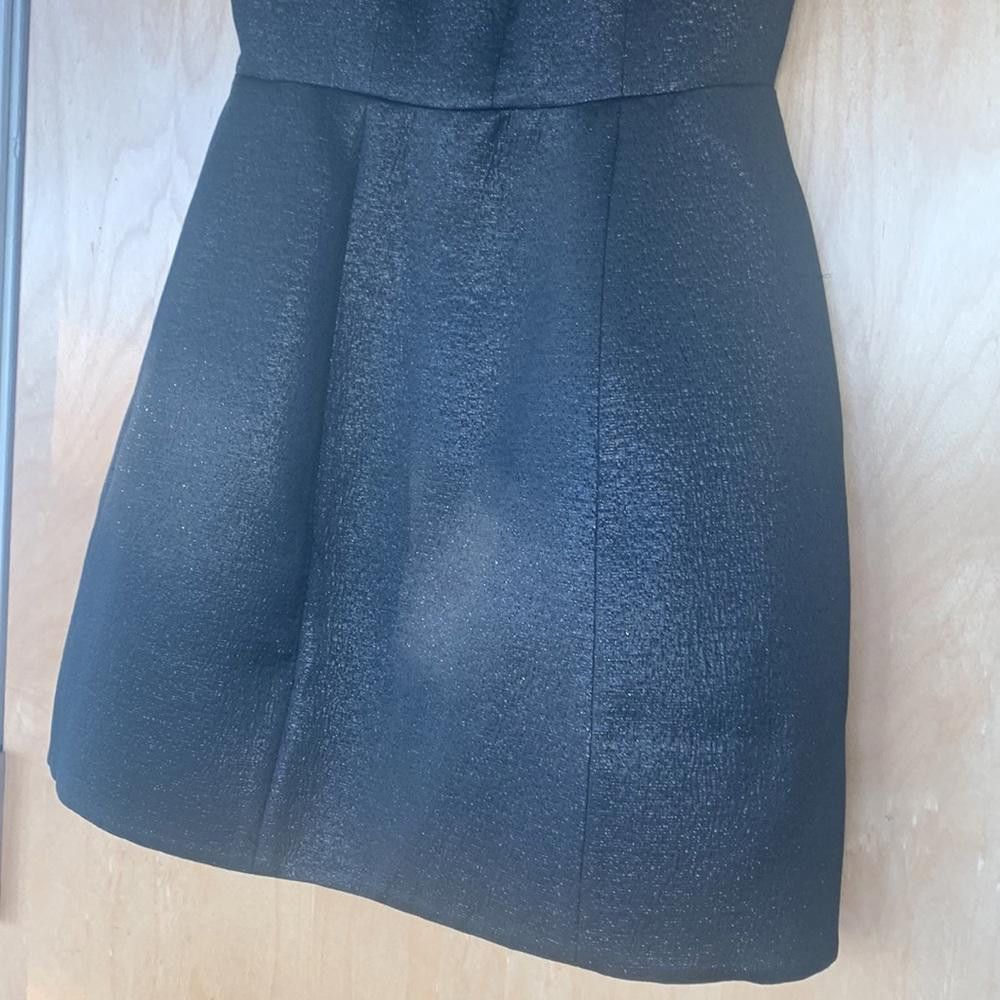 Designer Alice + Olivia - Sleeveless mini Sparkle fabric dress-size 2 Size XS / US 0-2 / IT 36-38 - 6 Thumbnail