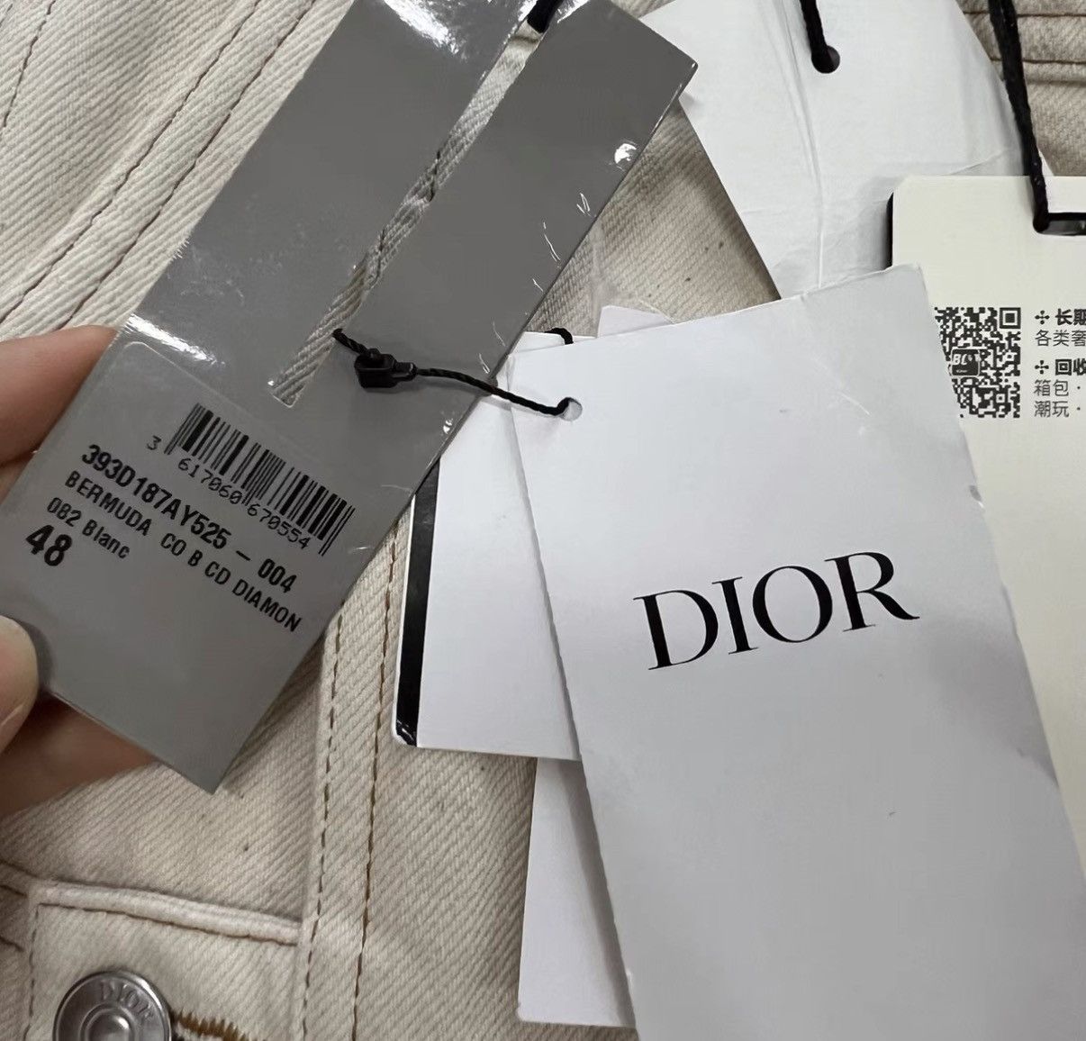 Dior Dior × Denim Tears Embroidered Cargo Shorts J41 Size US 32 / EU 48 - 5 Thumbnail